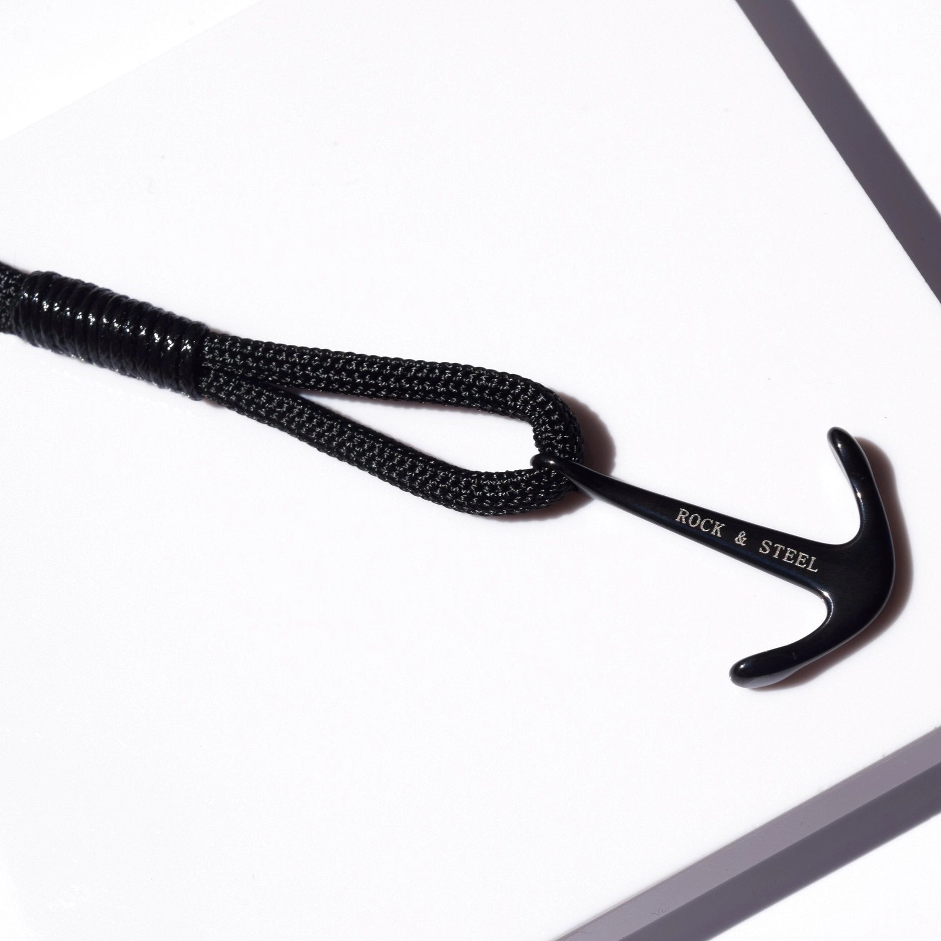 Armband Anchor Black On Black bracelet | Rock & Steel