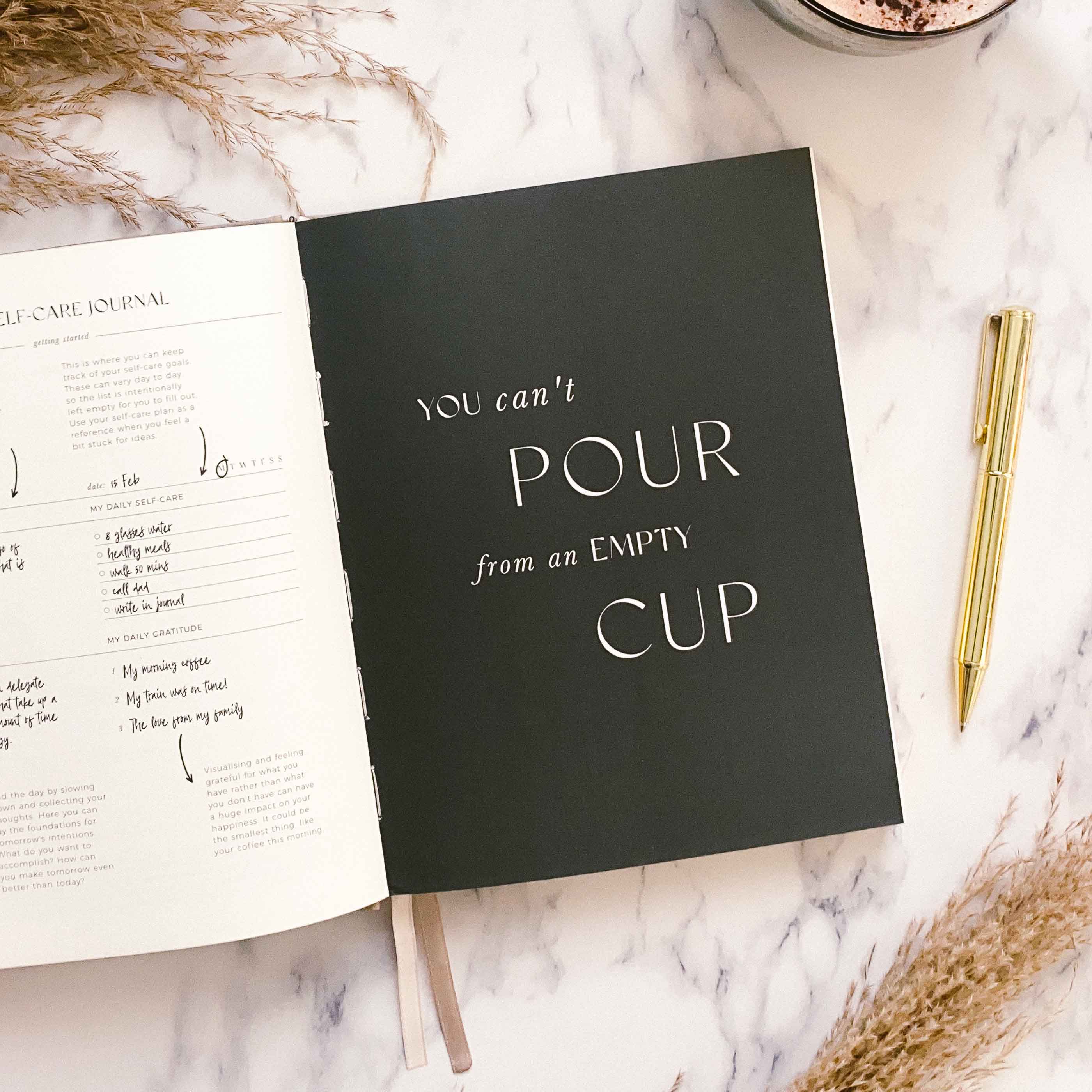 My Daily Self-Care Journal - Wellness Journal (Almond)