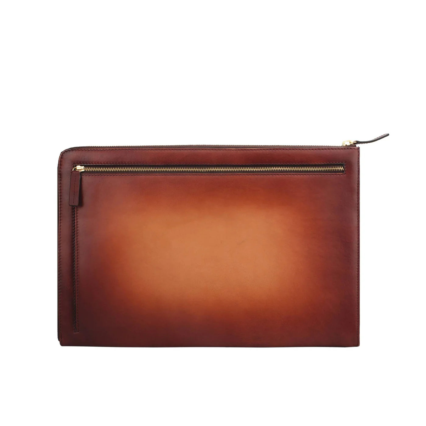 Silviano 16" Leather Laptop Sleeve |Brown | Luxury