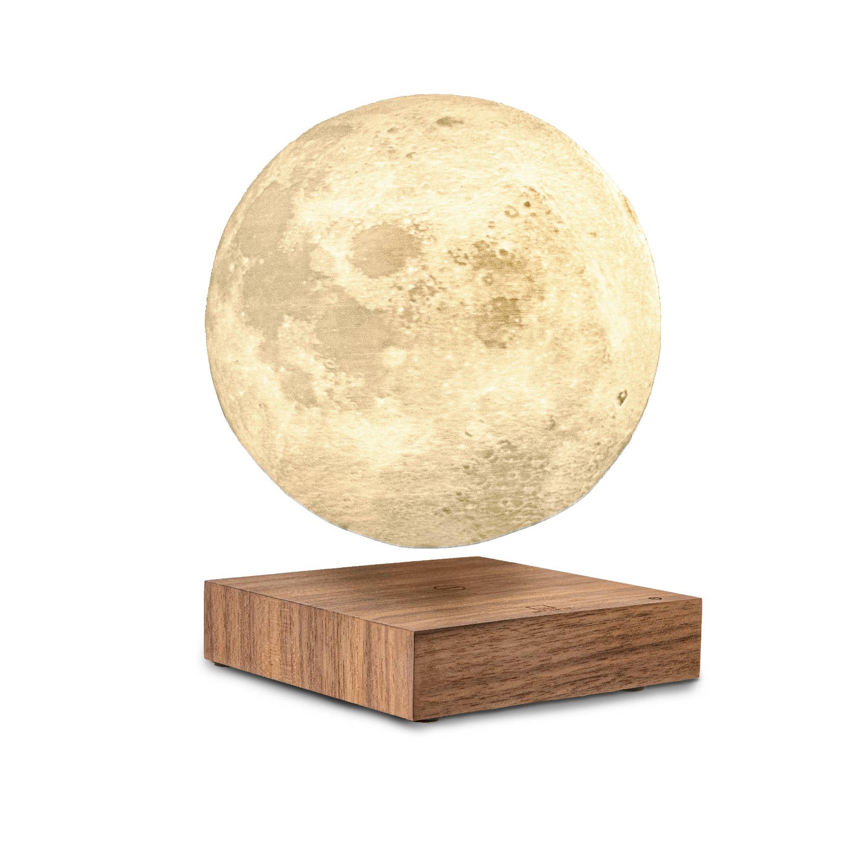 Smart Levitating Moon Lamp - Walnut