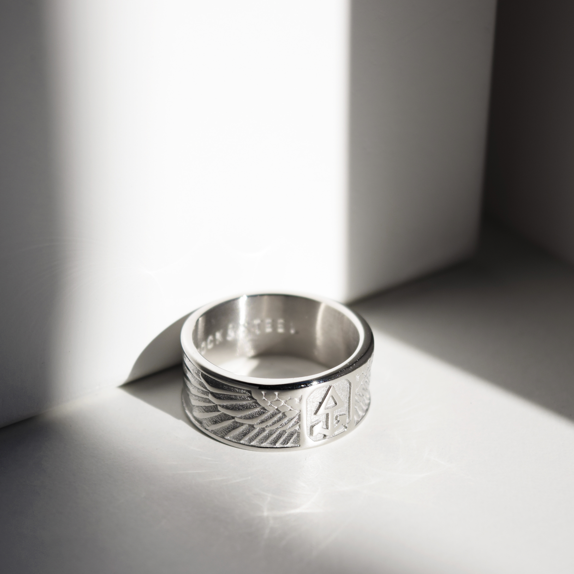 Ring WINGED SUN |Silver | Rock & Steel