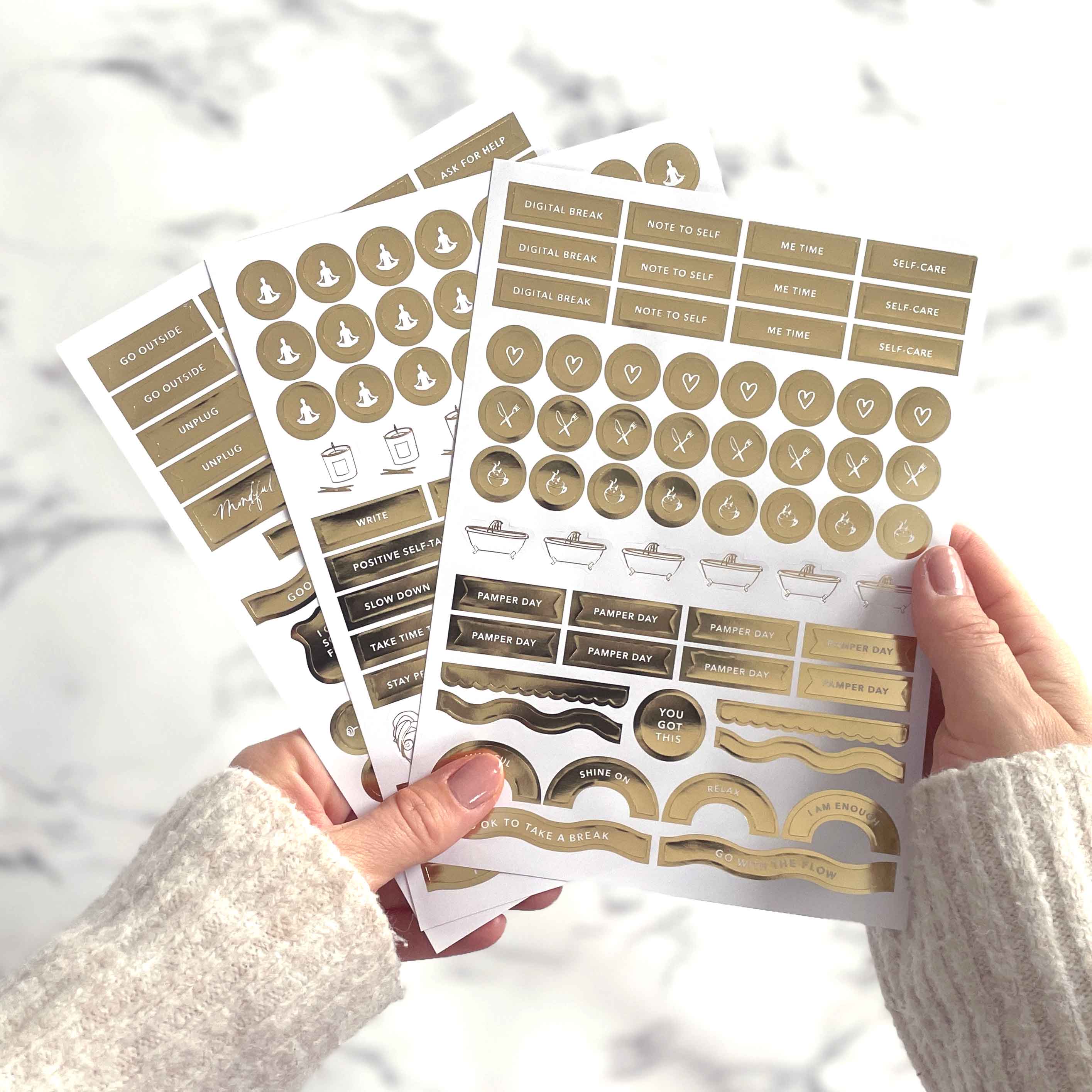 My Daily Self-Care Journal - Wellness Journal (Almond)
