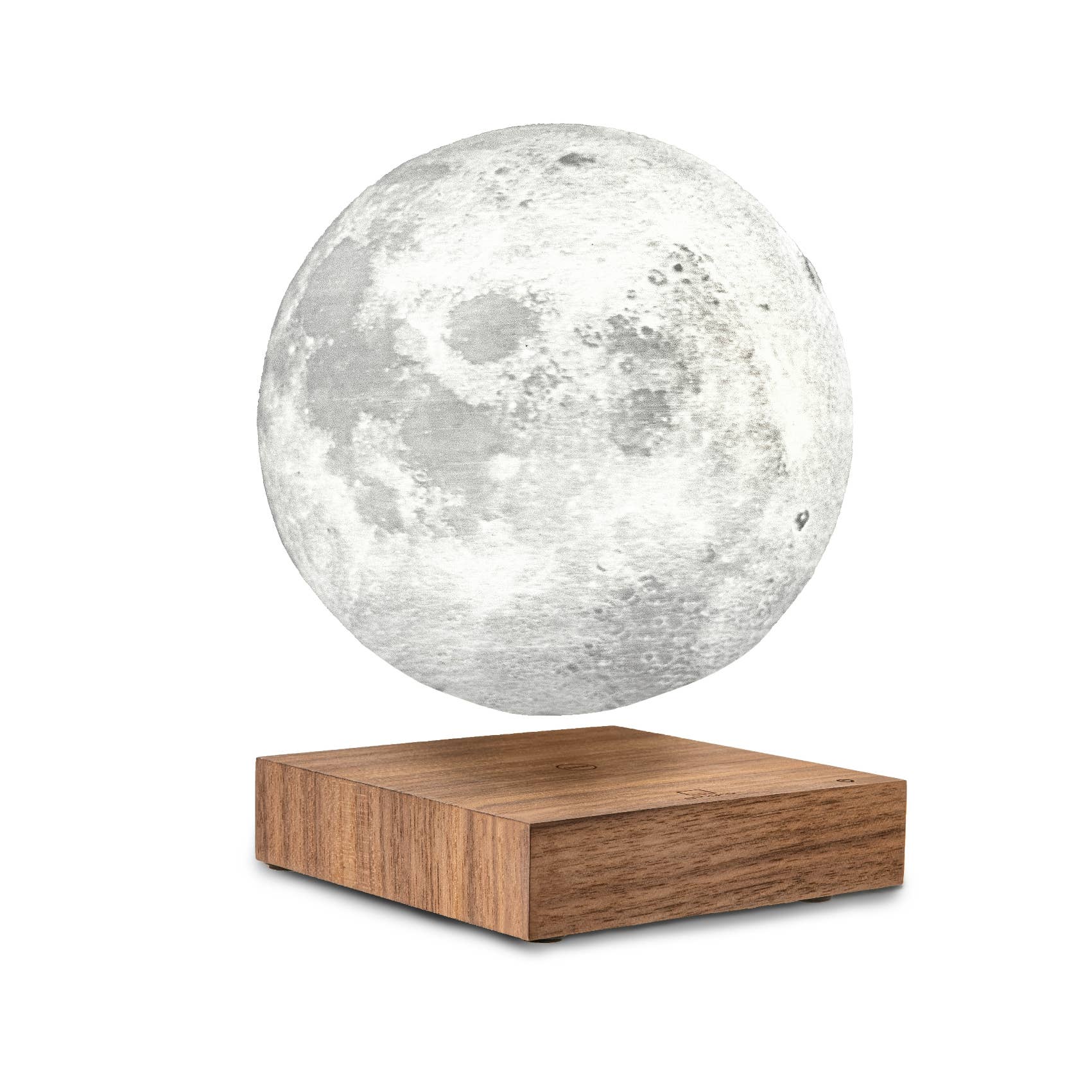 Smart Levitating Moon Lamp - Walnut