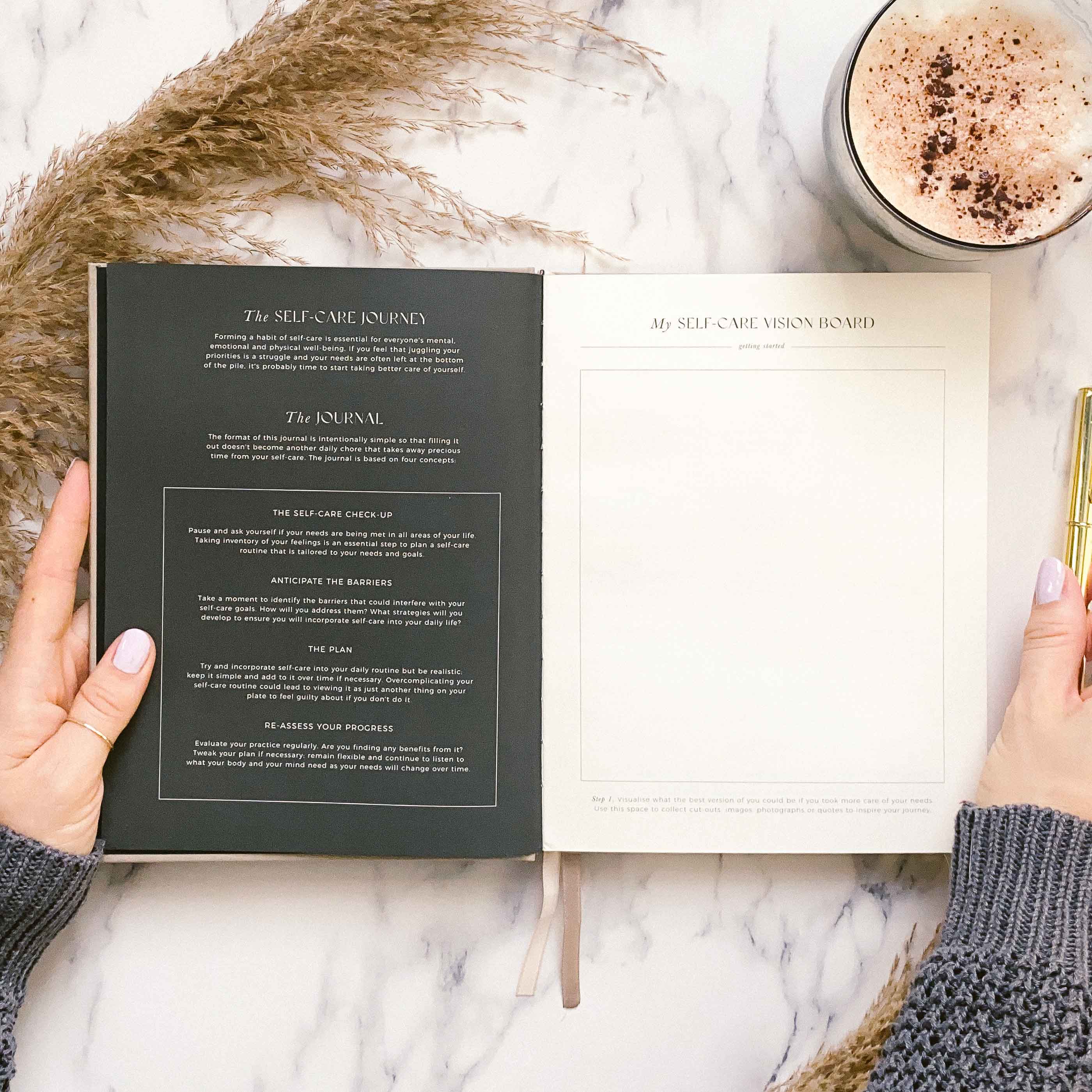 My Daily Self-Care Journal - Wellness Journal (Almond)