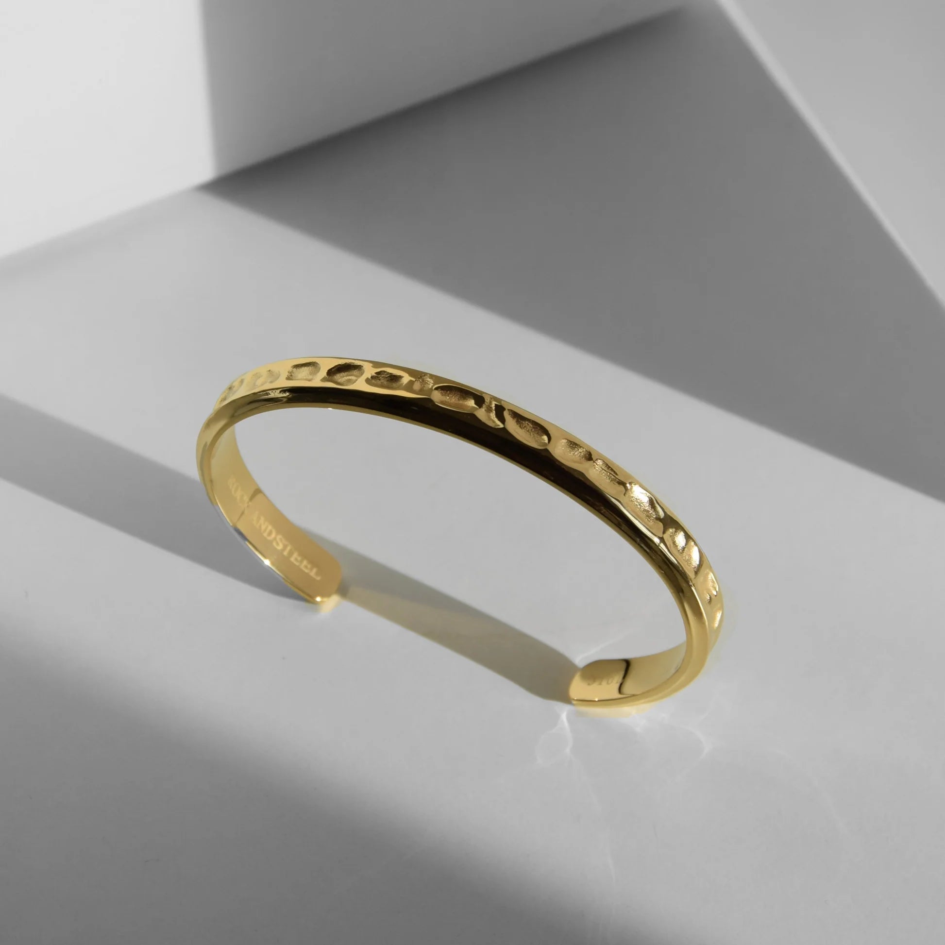 Armreif Bracelet MOON | Rock & Steel - Gold
