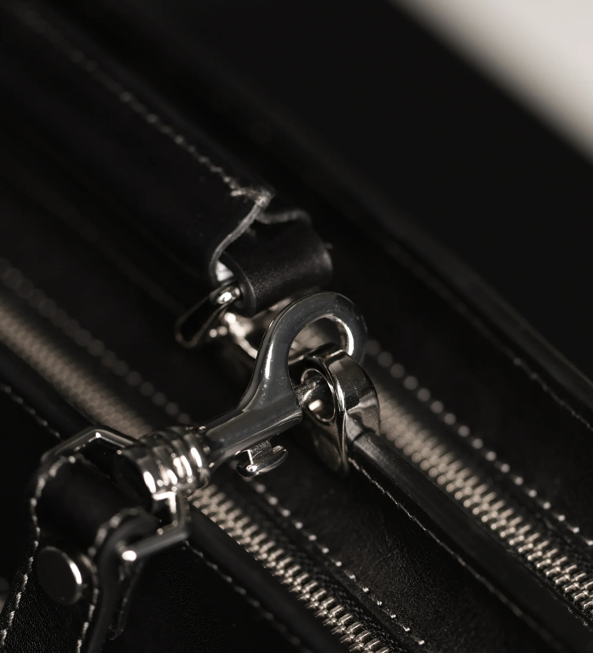 Leather Satchel Bag Briefcase - The Prophet | Black | Time Resistance