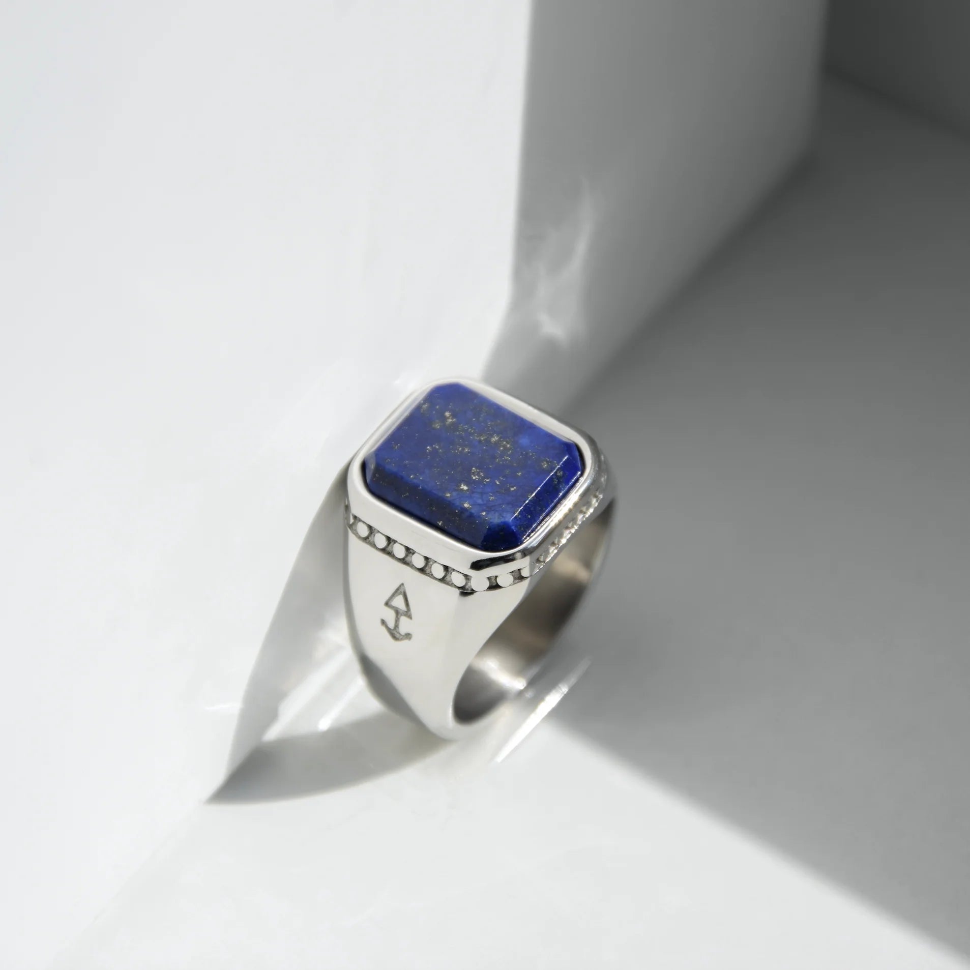 Ring ZEUS LAPIS LAZULI Stone | Silver | Rock & Steel