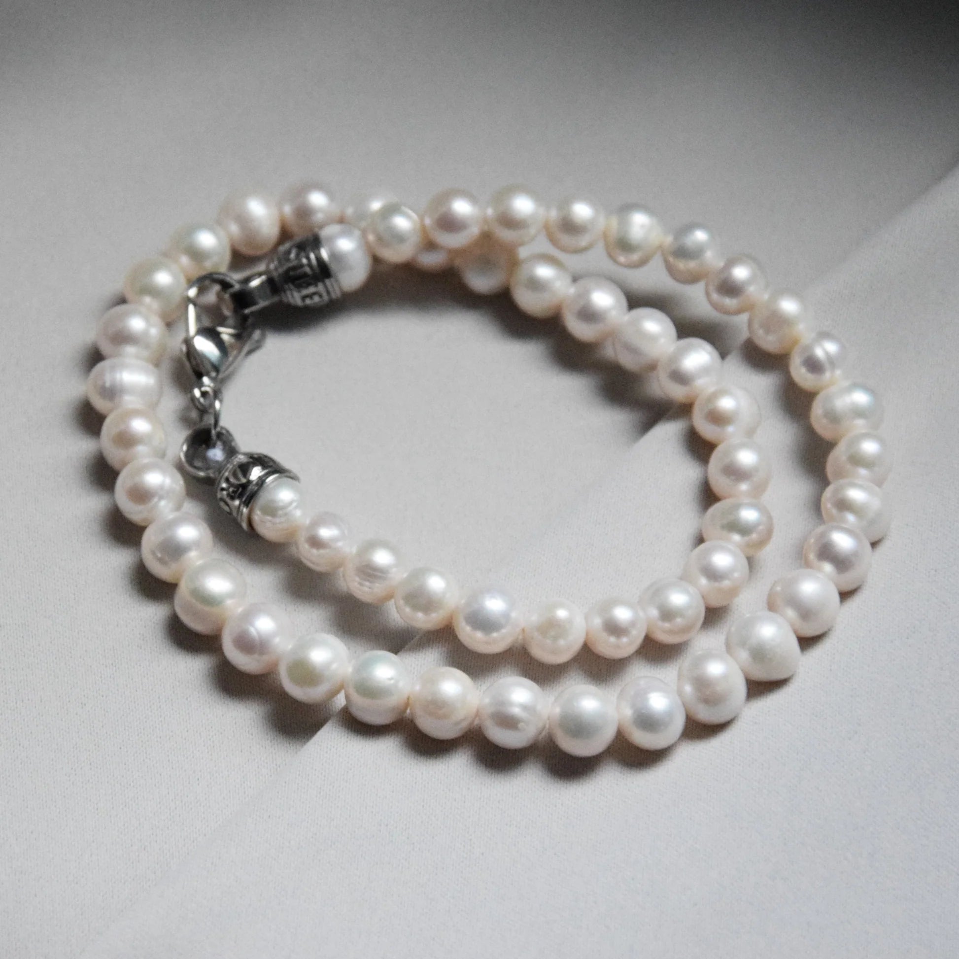 Moonlight Pearl Necklace | Gold or Silver | Rock & Steel