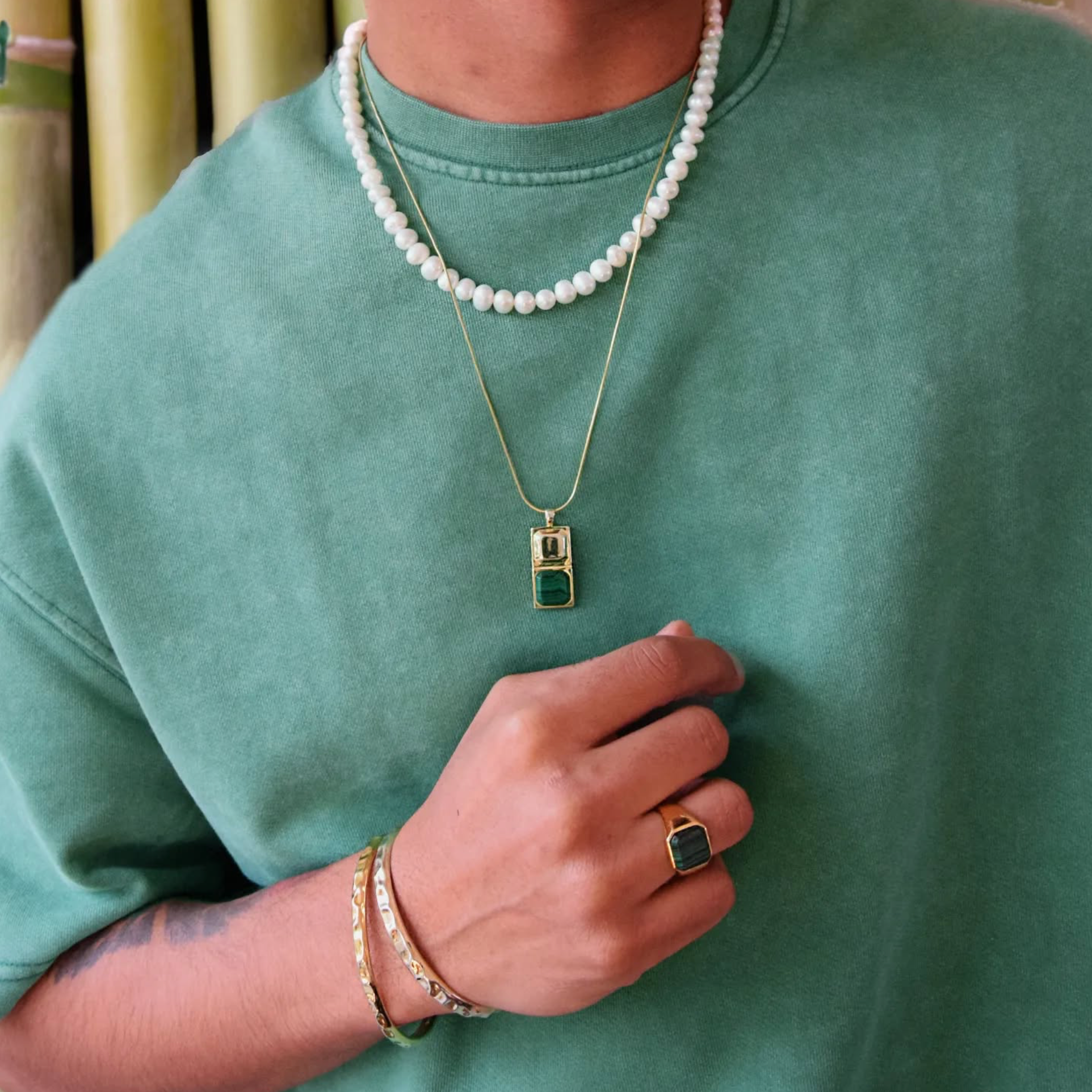 Moonlight Pearl Necklace | Gold or Silver | Rock & Steel