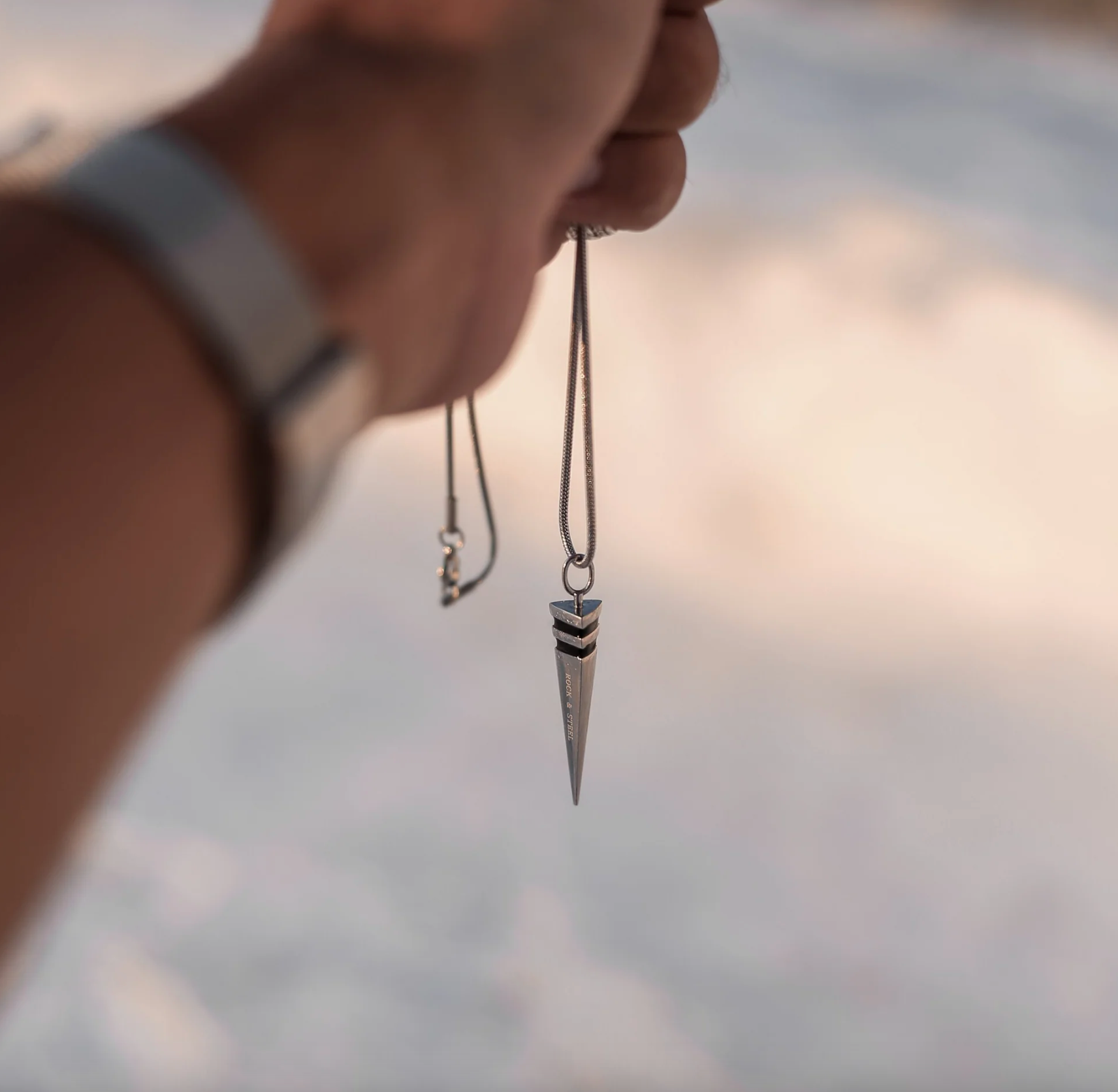Kette Necklace Rocket Pendent |Silver| Rock & Steel