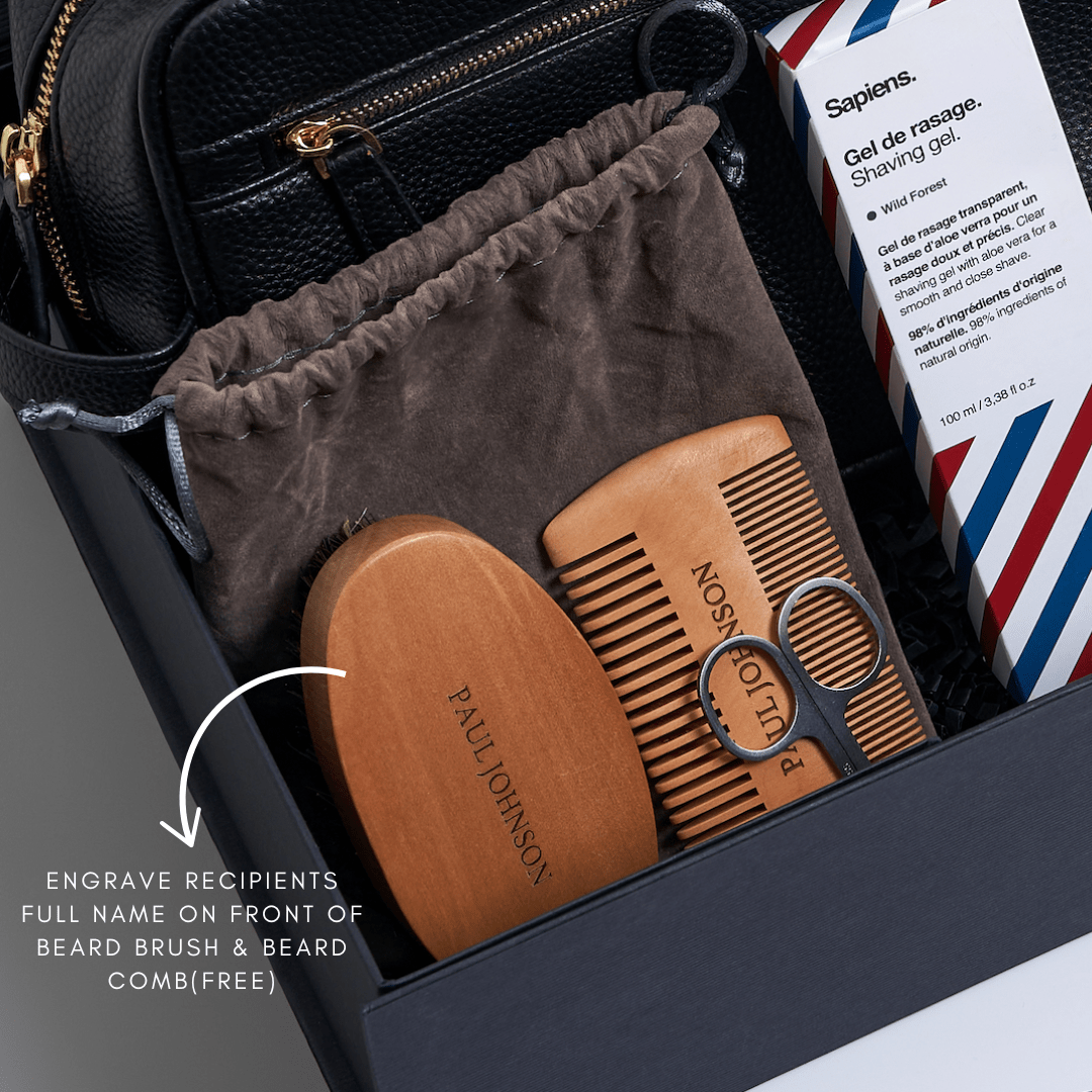 Anniversary/Boyfriend/Husband Box 09 (DoppKit/Soap/Beard Kit/Shaving Gel/Face Cream) - Dapperfella