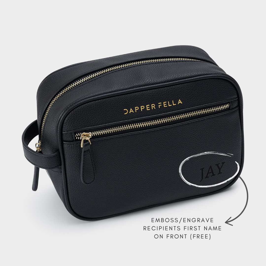 Anniversary/Boyfriend/Husband Box 09 (Wash BagSoap/Beard Kit/Shaving Gel/Face Cream) - Dapperfella