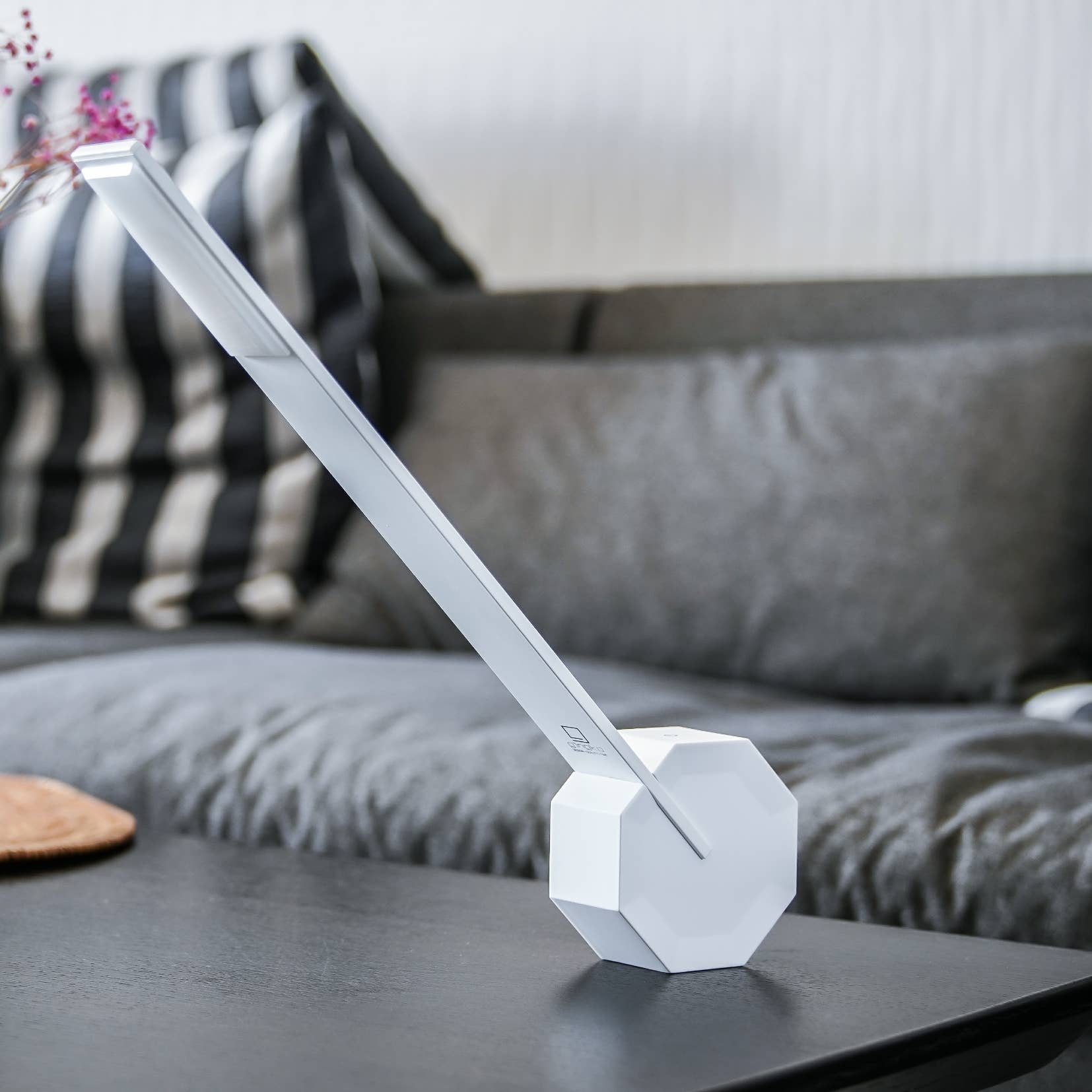 Octagon One Portable Desk Light - Cordless / Walnut