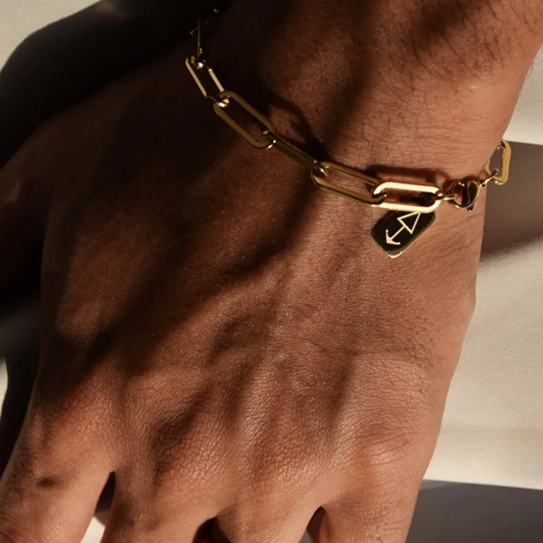 Armband BALI Link Chain Bracelet Gold/Silver | Rock & Steel