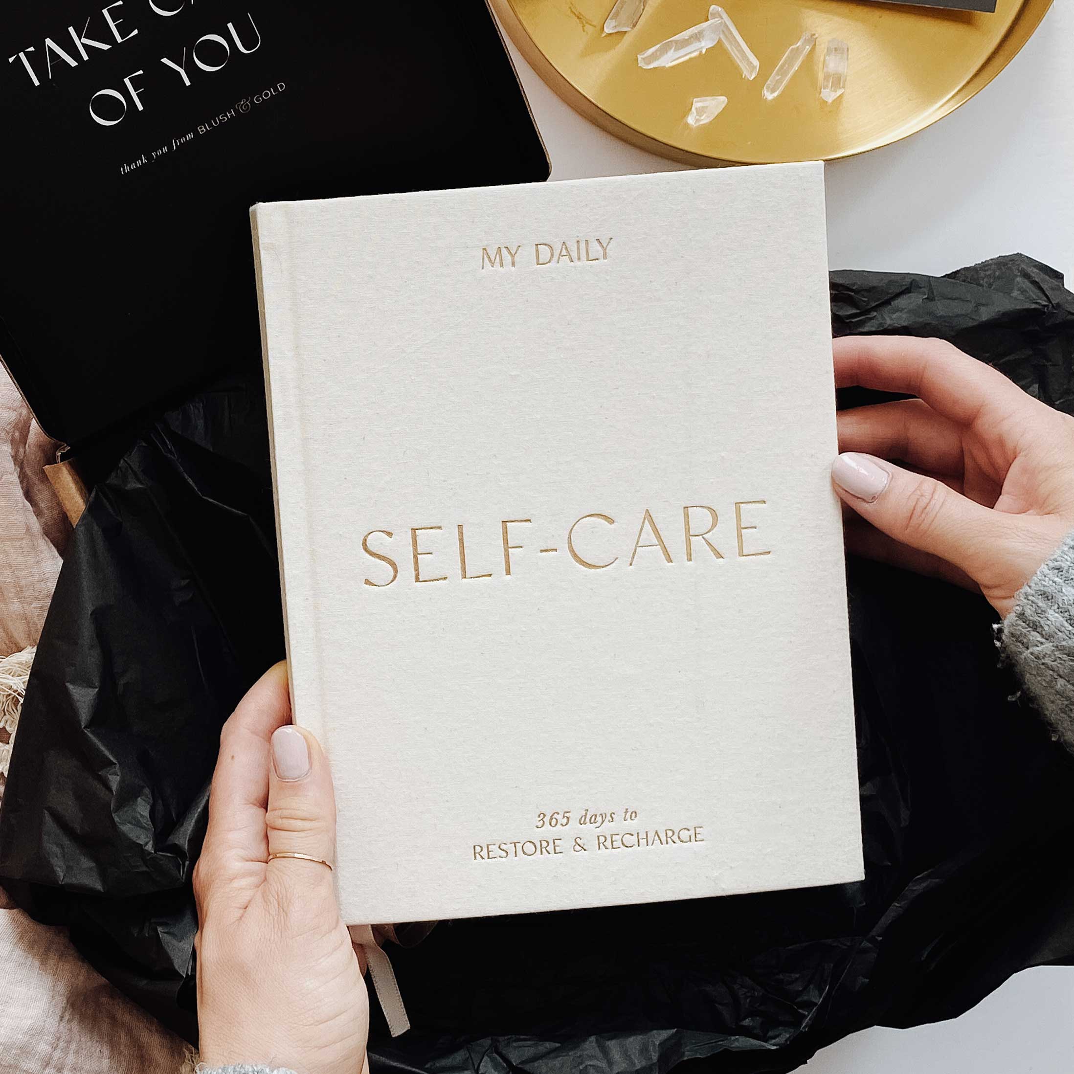 My Daily Self-Care Journal - Wellness Journal (Almond)