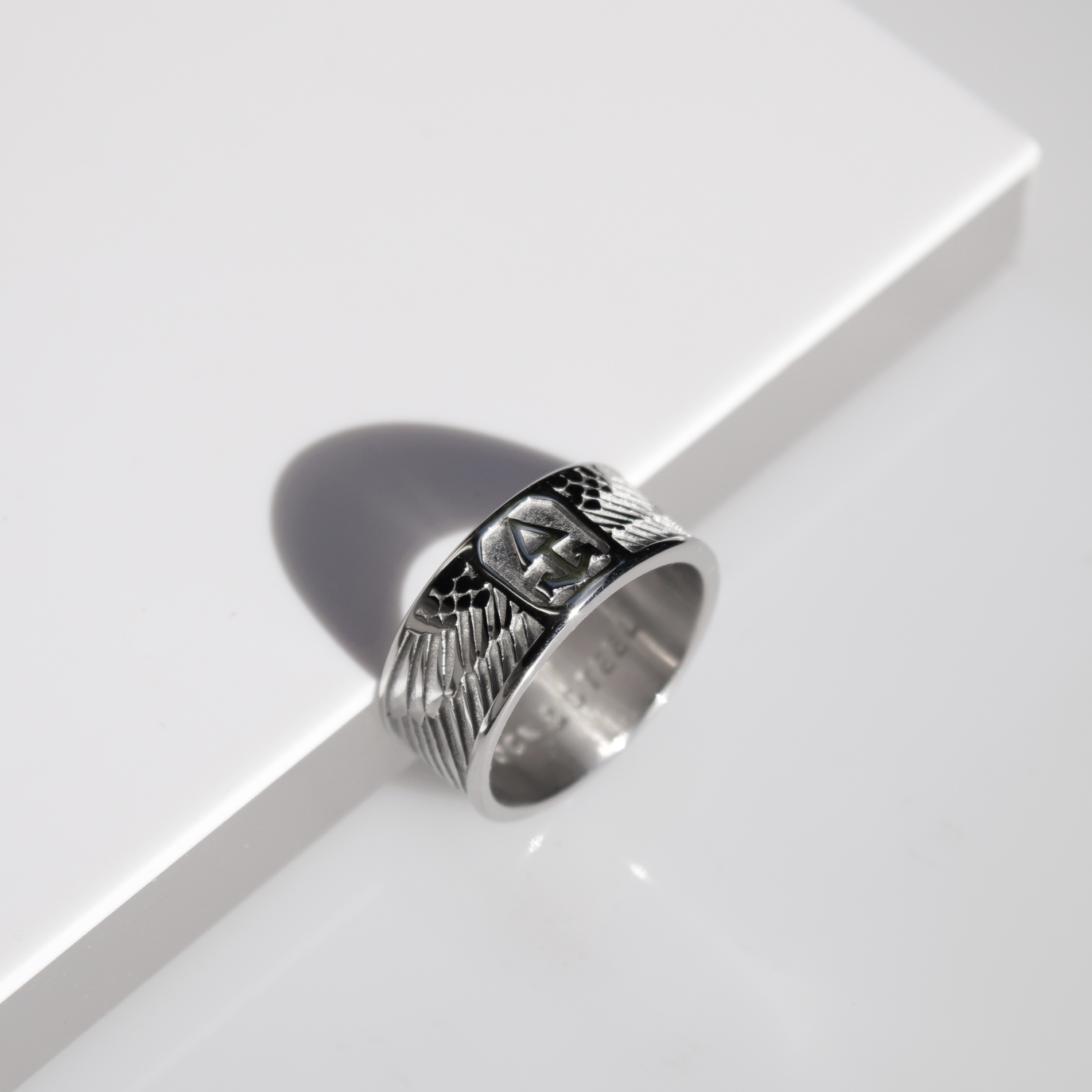 Ring WINGED SUN |Silver | Rock & Steel