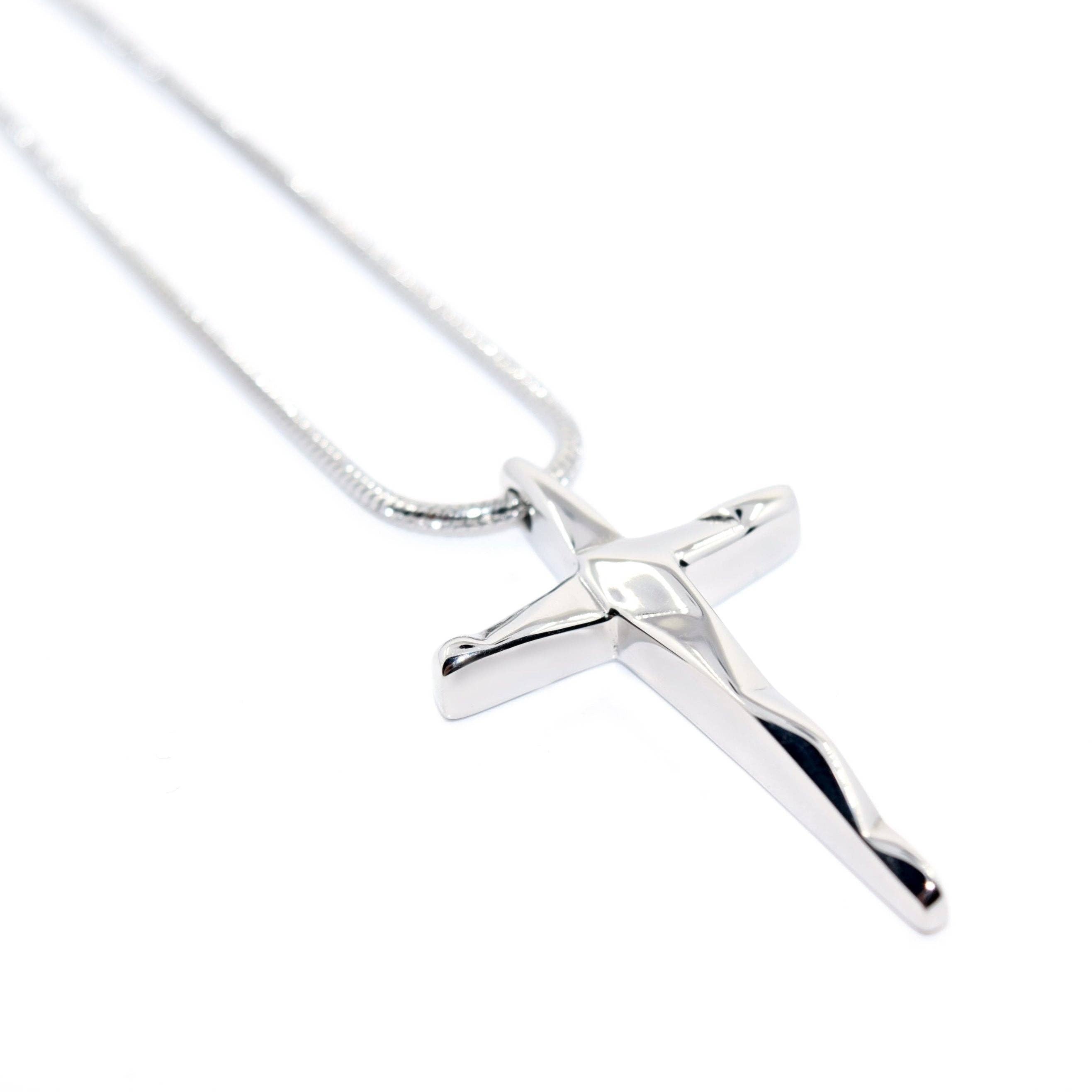 Kette REDEEMER Cross Pendent Silver | Rock & Steel