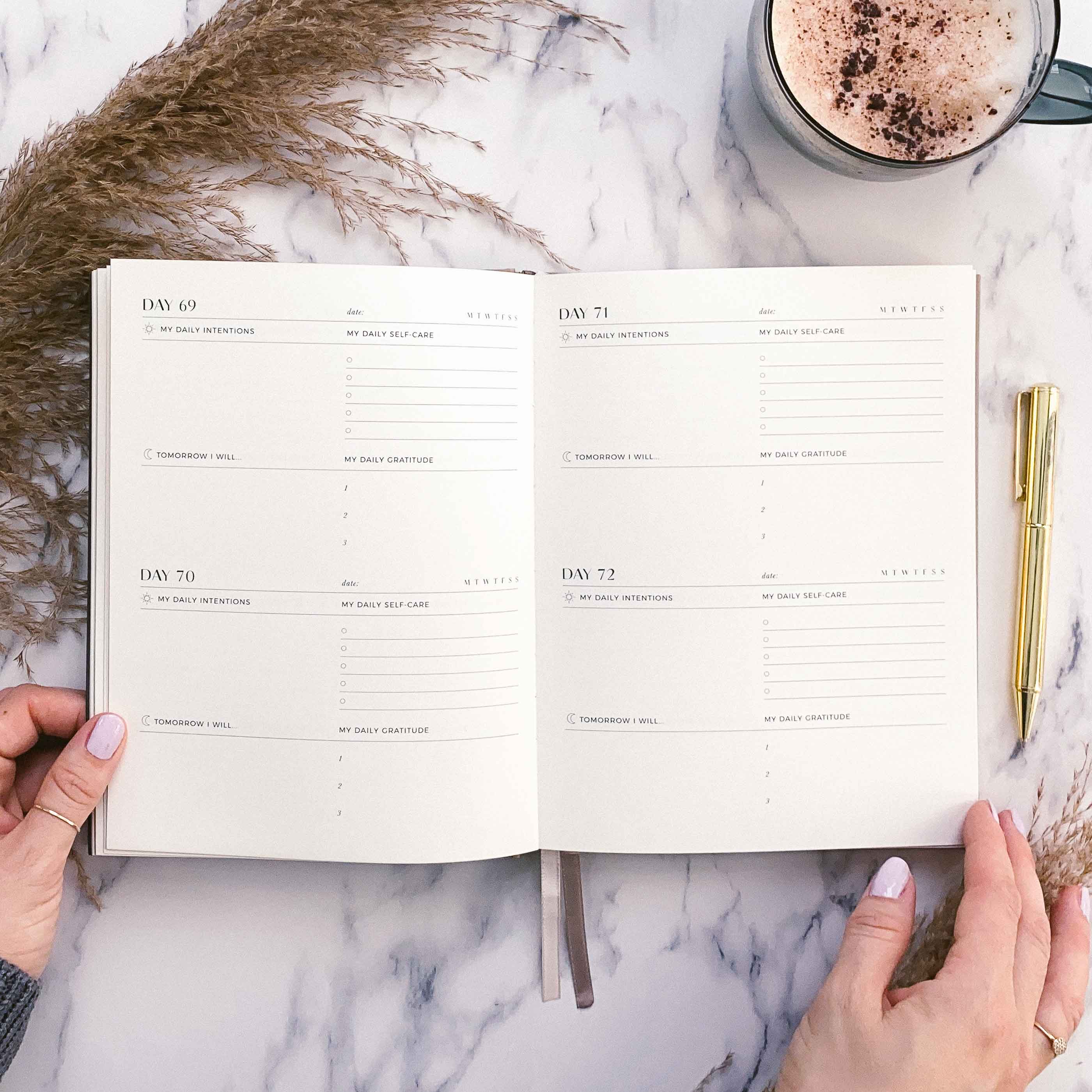My Daily Self-Care Journal - Wellness Journal (Almond)