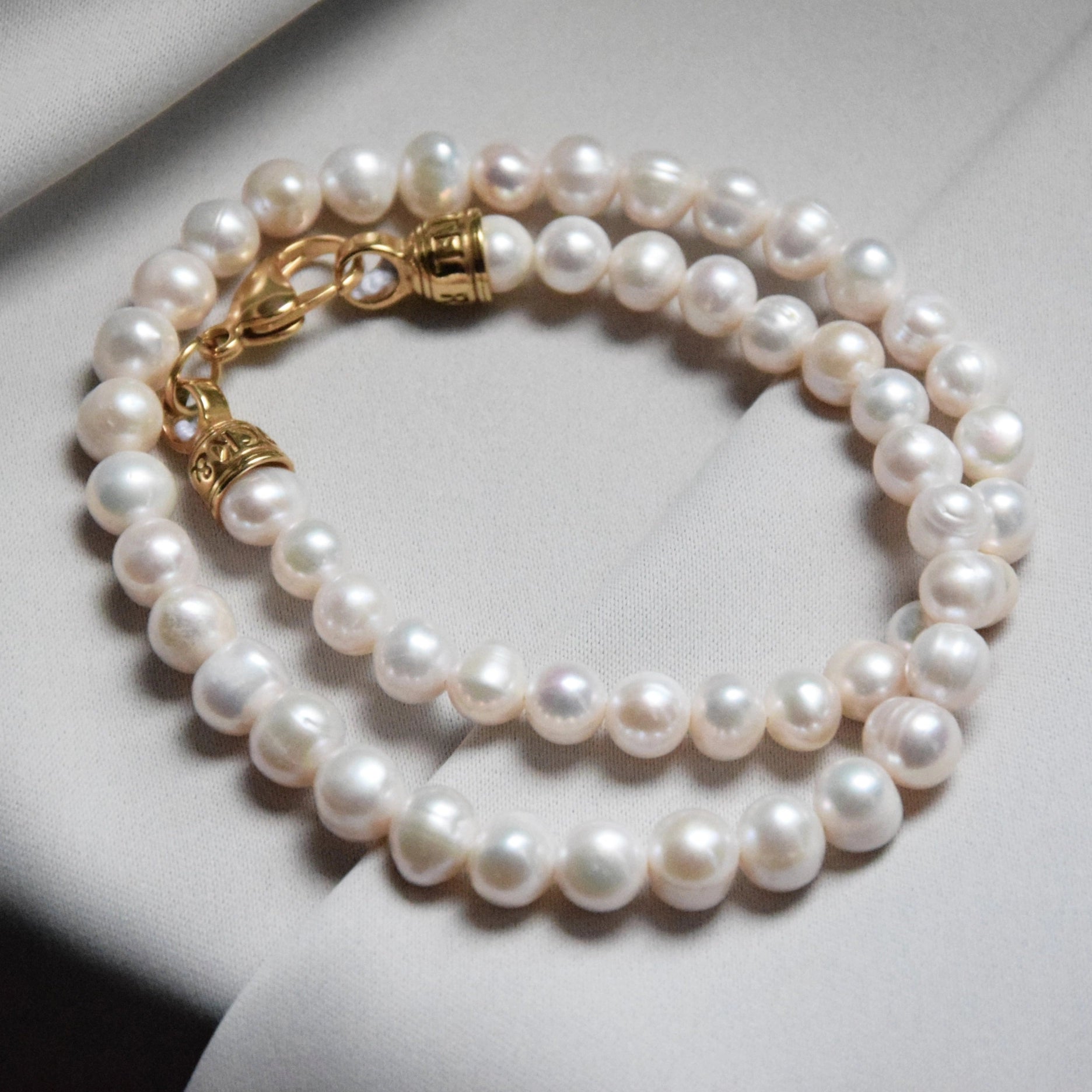 Moonlight Pearl Necklace | Gold or Silver | Rock & Steel