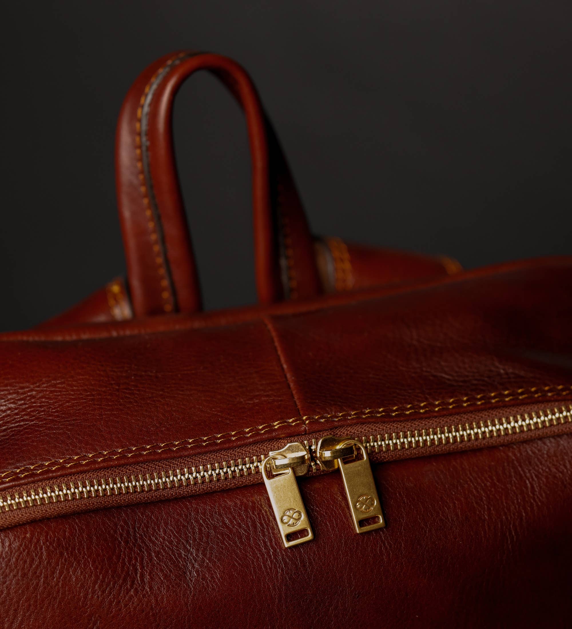 Large Leather Backpack for Men - The Divine Comedy | Brown | Time Resistence