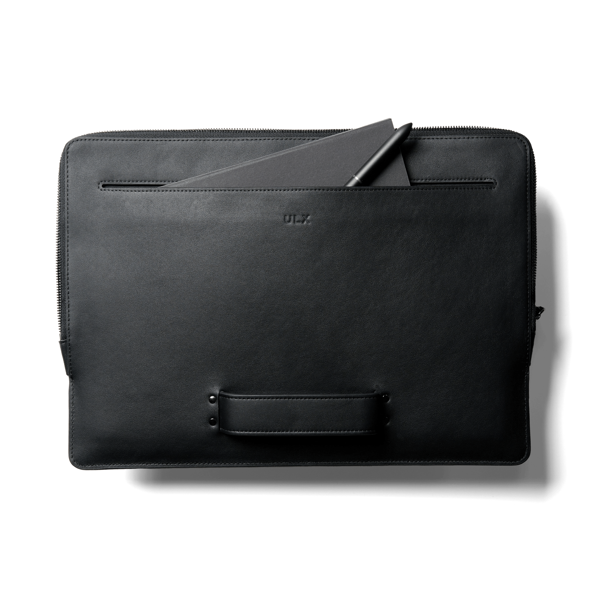 Leather MacBook Sleeve - Black ( 15/16" laptop) - Dapperfella