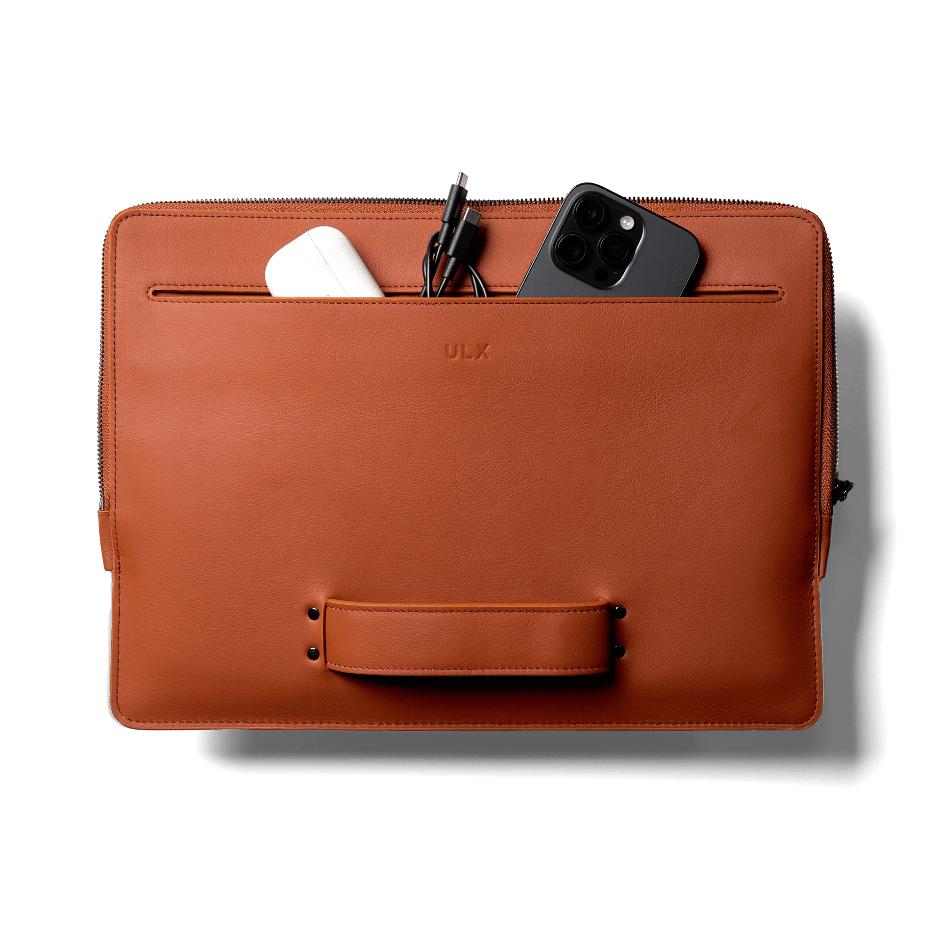 Leather MacBook Sleeve - Brown ( 15/16" laptop) - Dapperfella