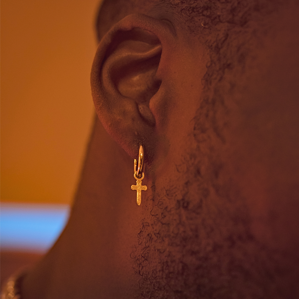 Mini Dagger Dangle Earring - Gold | PAIR | Twisted Pendant