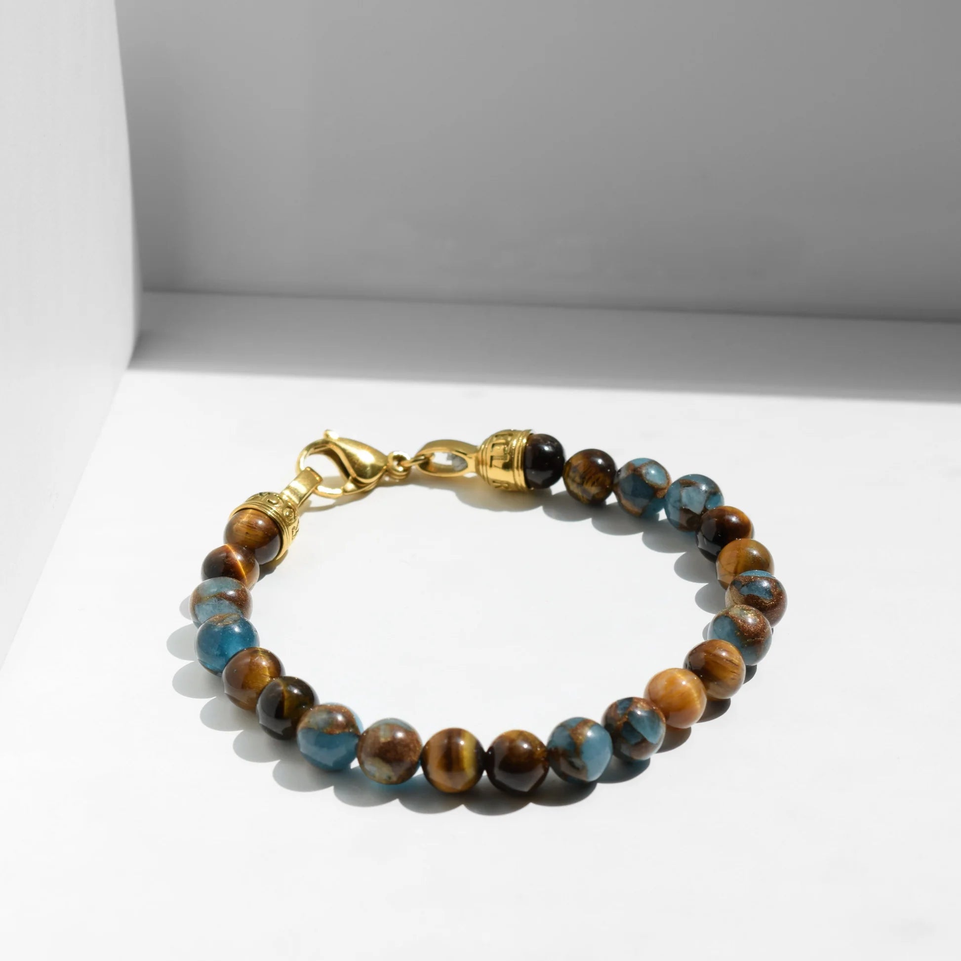 Armband Blue Gold Bracelet | Rock & Steel