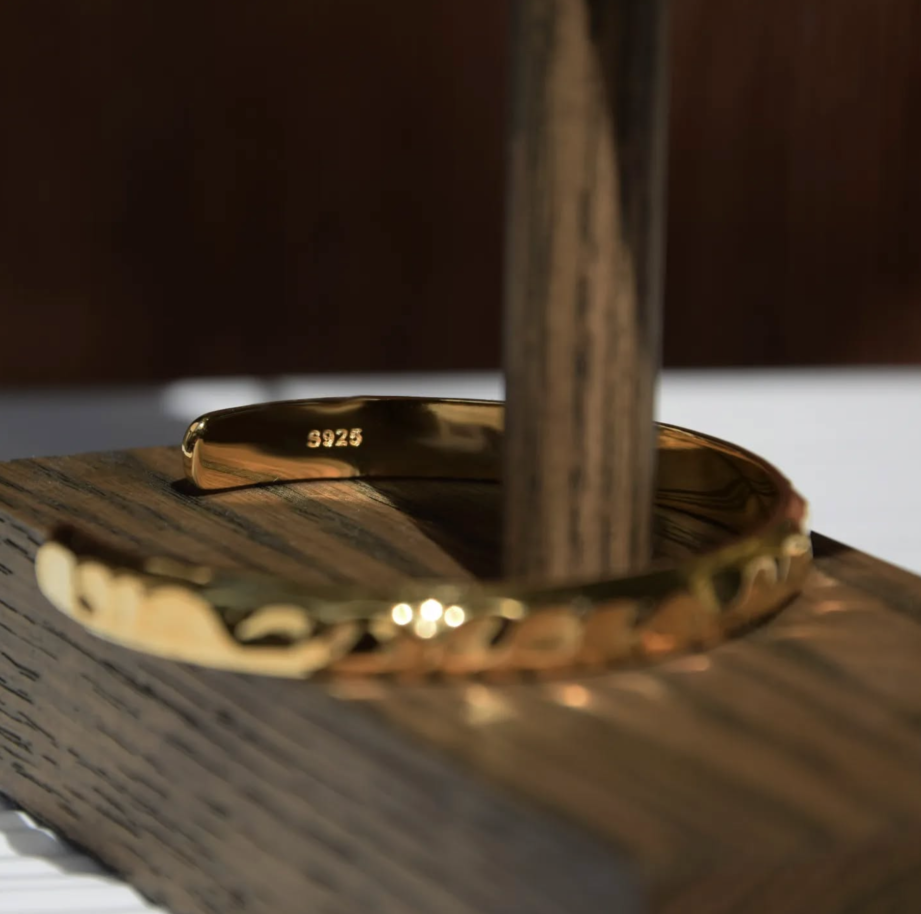 Armreif Bracelet MOON | Rock & Steel - Gold