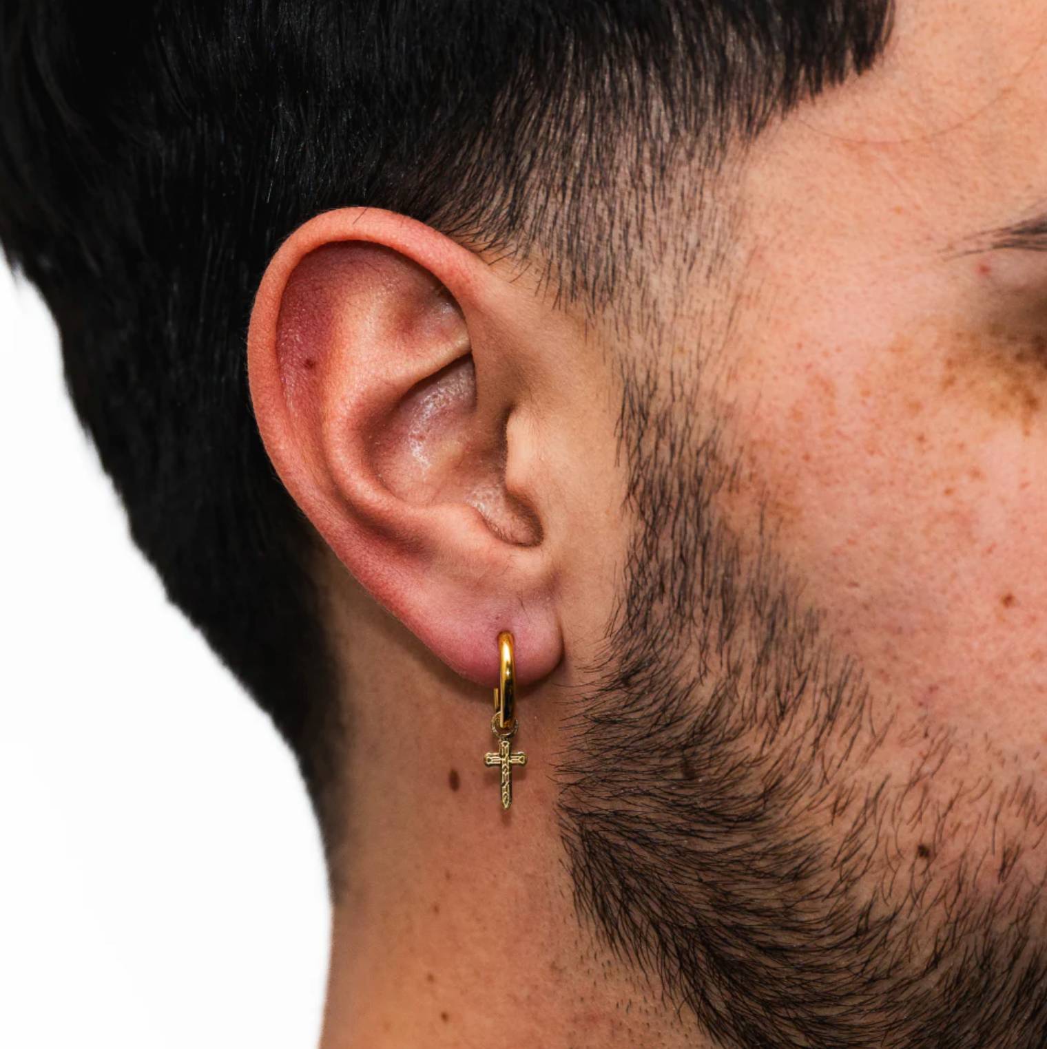Mini Dagger Dangle Earring - Gold | PAIR | Twisted Pendant