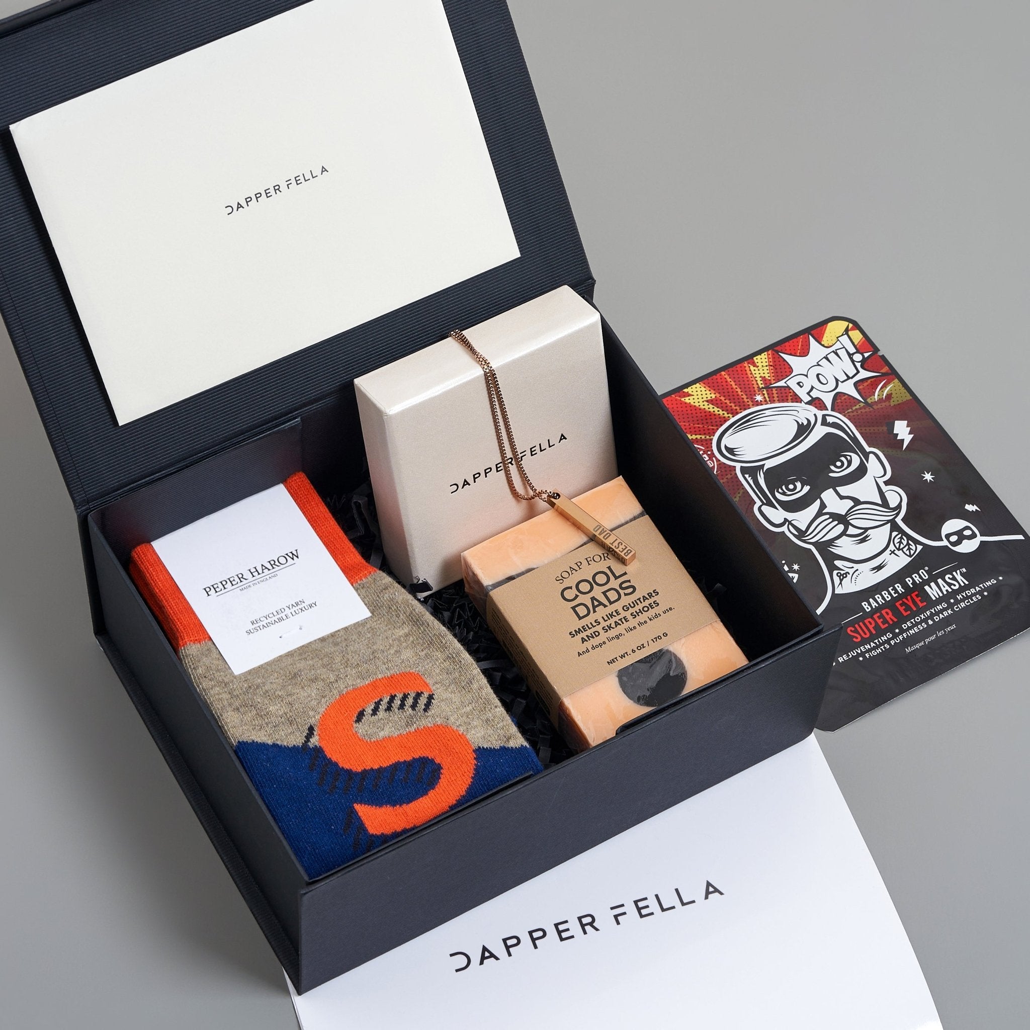 Anniversary/Boyfriend/Husband Box 01 (Soap/Socks/Necklace) - Dapperfella