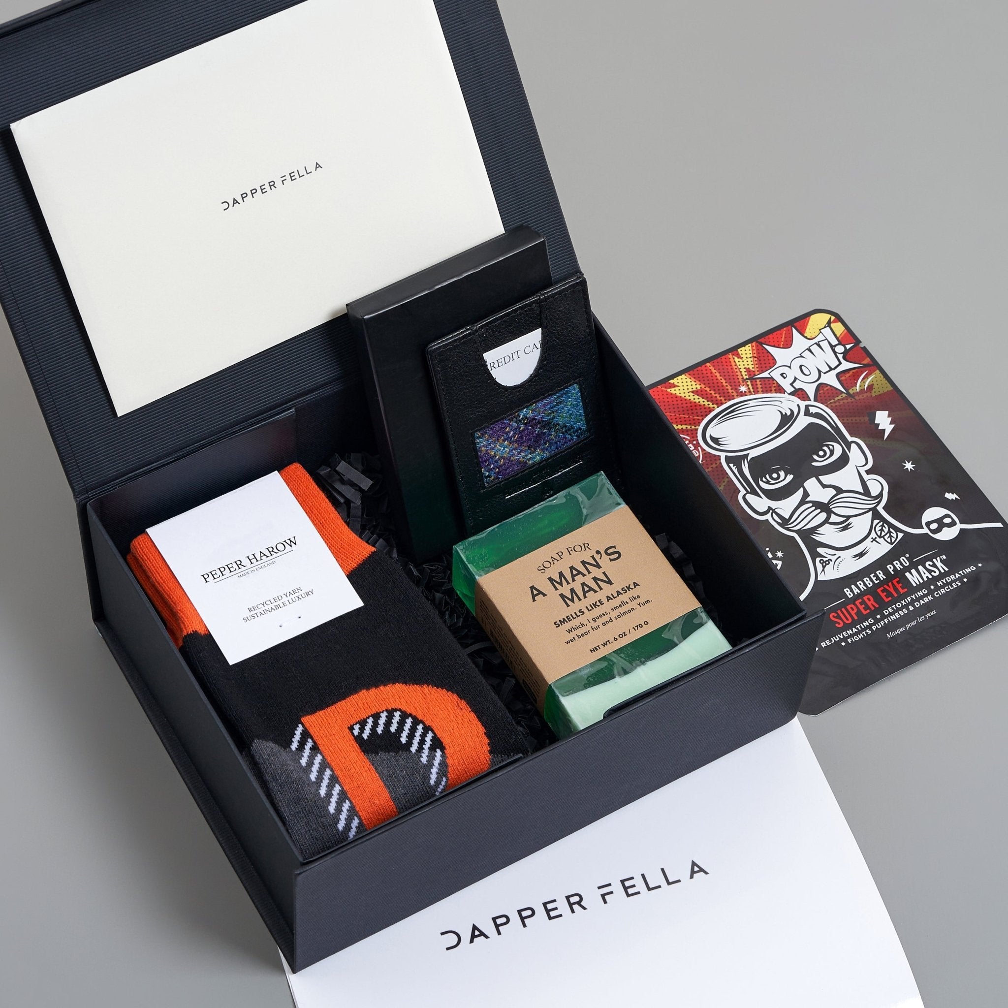 Anniversary/Boyfriend/Husband Box 02 (Soap/Socks/Wallet) - Dapperfella