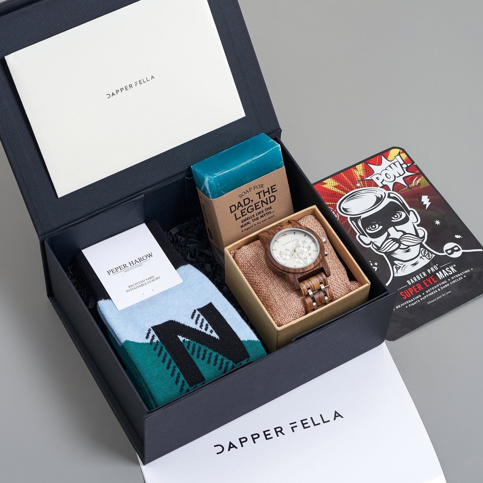 Anniversary/Boyfriend/Husband Box 06 (Soap/Socks/Watch) - Dapperfella