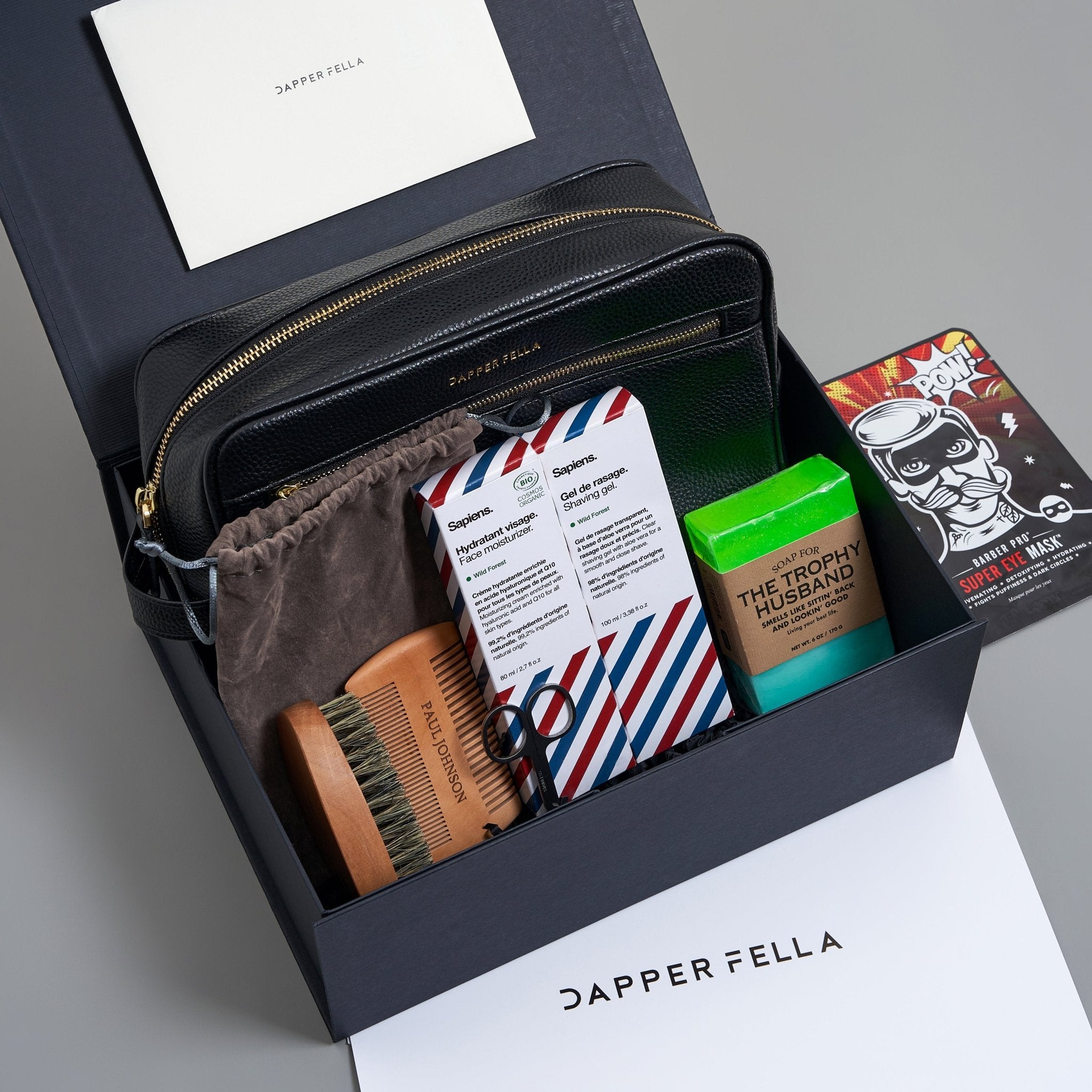 Anniversary/Boyfriend/Husband Box 09 (DoppKit/Soap/Beard Kit/Shaving Gel/Face Cream) - Dapperfella