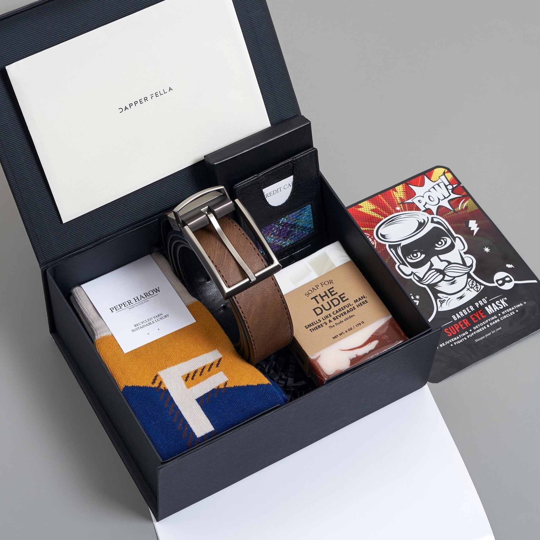 Best Man Box 04 (Soap/Socks/Belt/Wallet) - Dapperfella