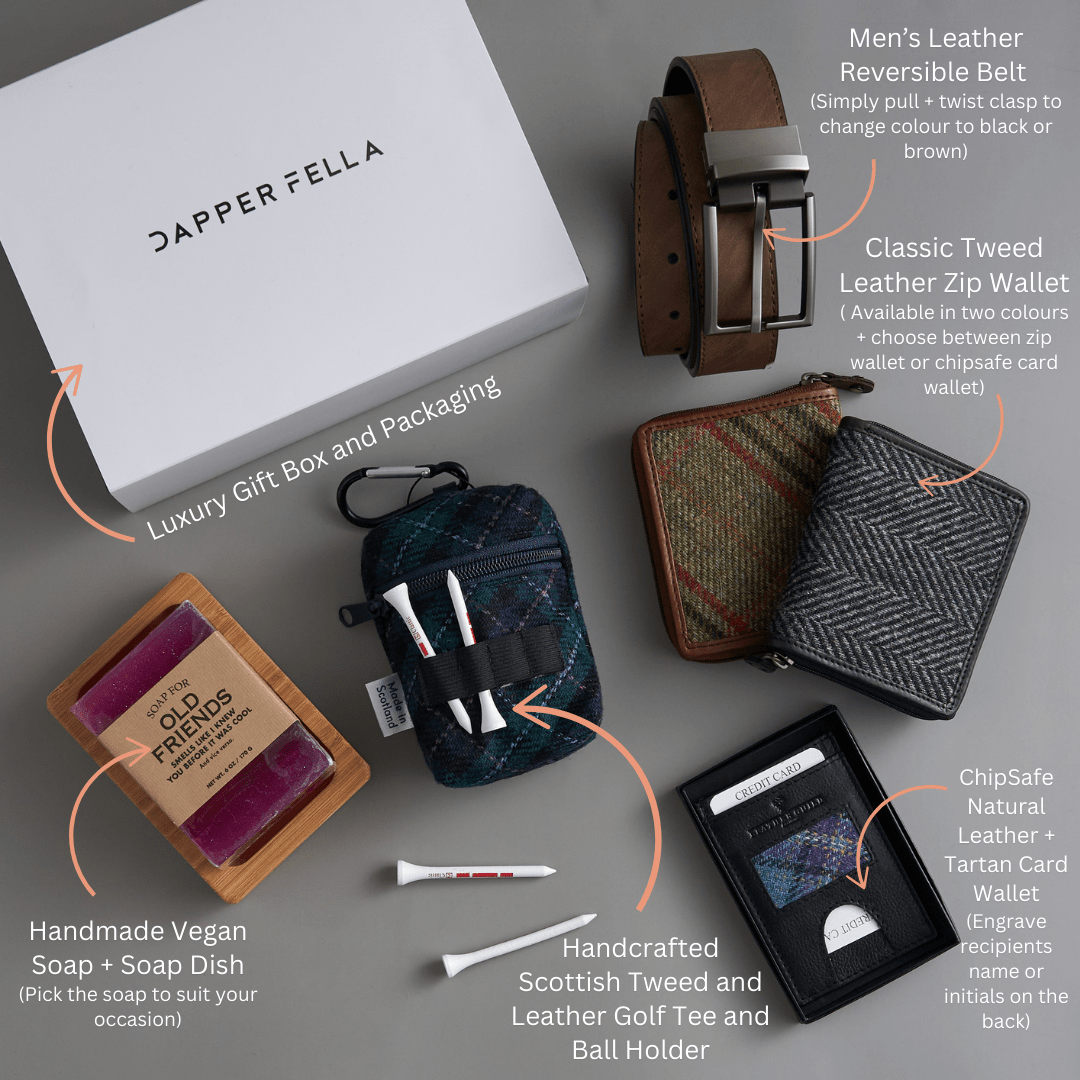 Best Man Box 07 (Soap/Belt/GolfKit/Wallet) - Dapperfella