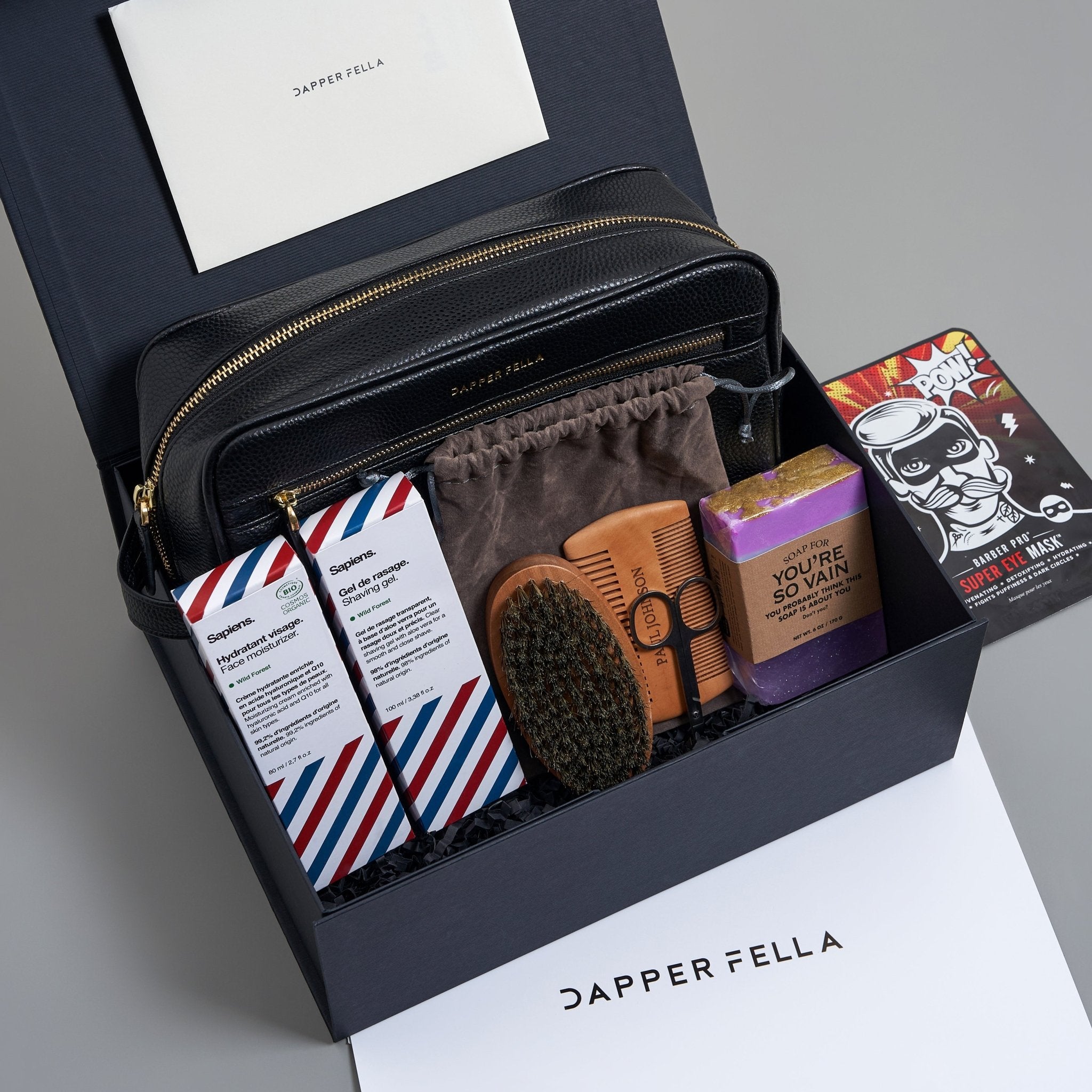 Best Man Box 10 (DoppKit/Soap/Beard Kit/Shaving Gel/Face Cream) - Dapperfella