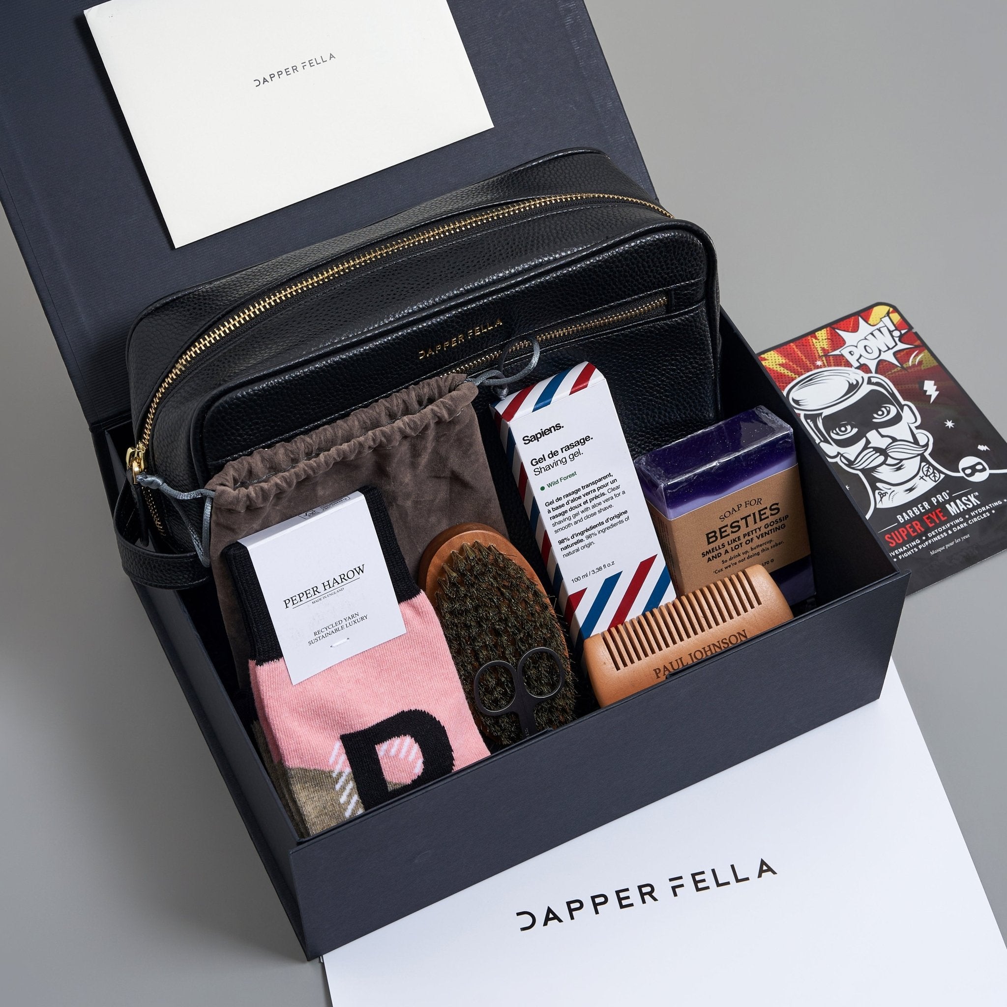 Best Man Box 12 (DoppKit/Soap/Socks/Beard Kit/Shaving Gel) - Dapperfella