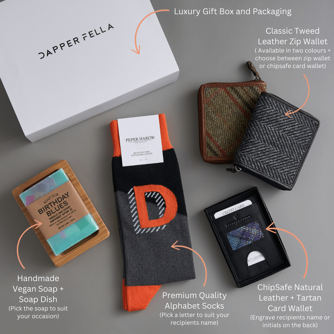 Birthday Box 02 (Soap/Socks/Wallet) - Dapperfella