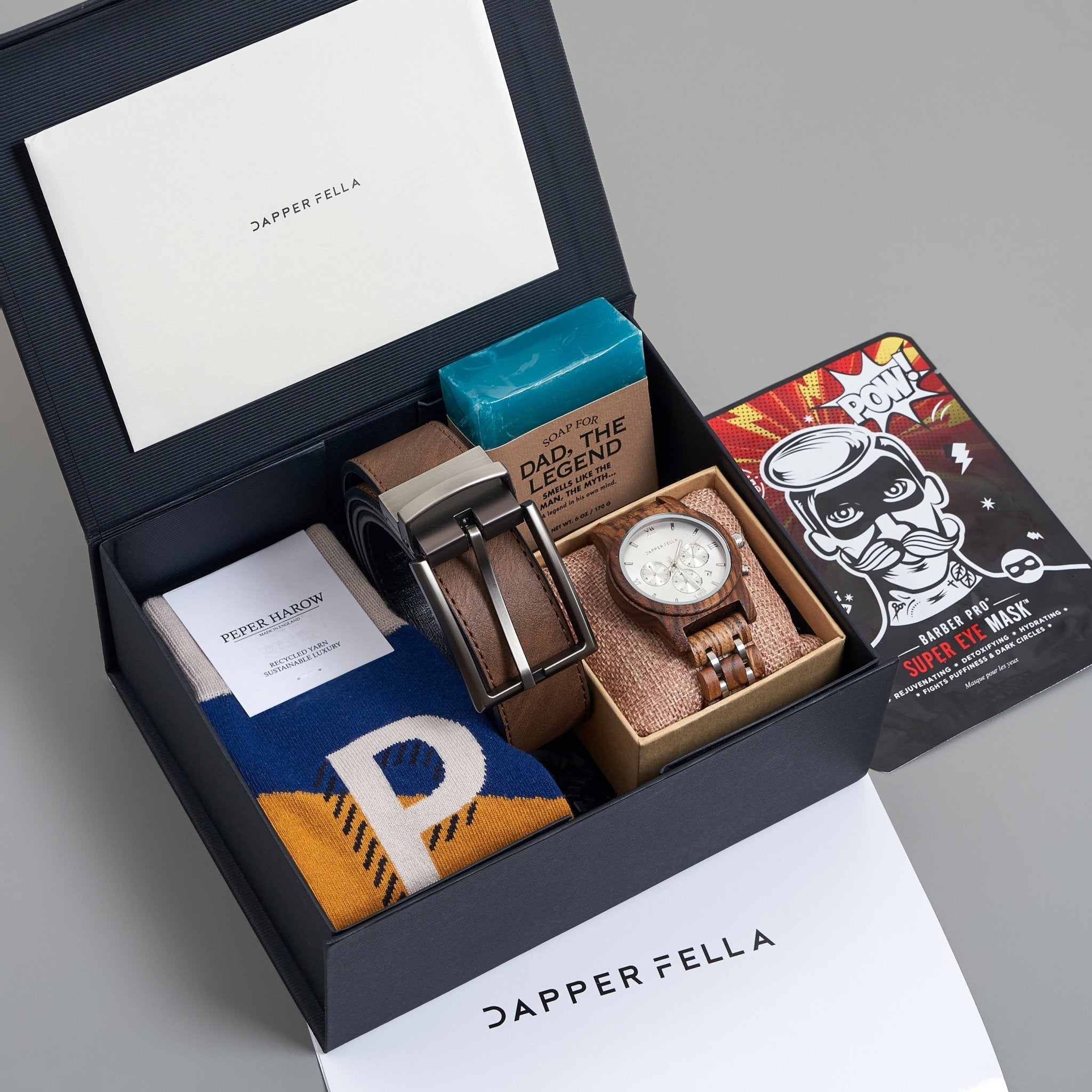 Birthday Box 04 (Soap/Socks/Watch/Belt) - Dapperfella