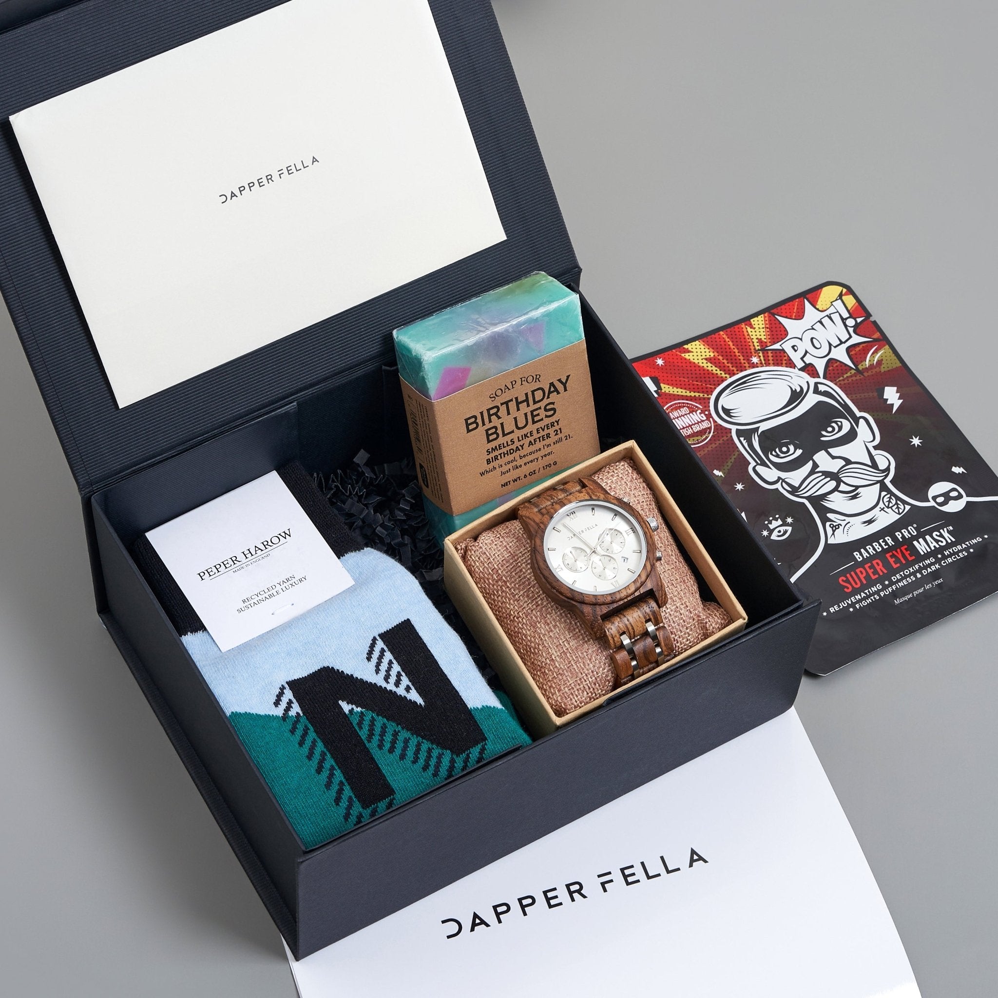 Birthday Box 05 (Soap/Socks/Watch) - Dapperfella