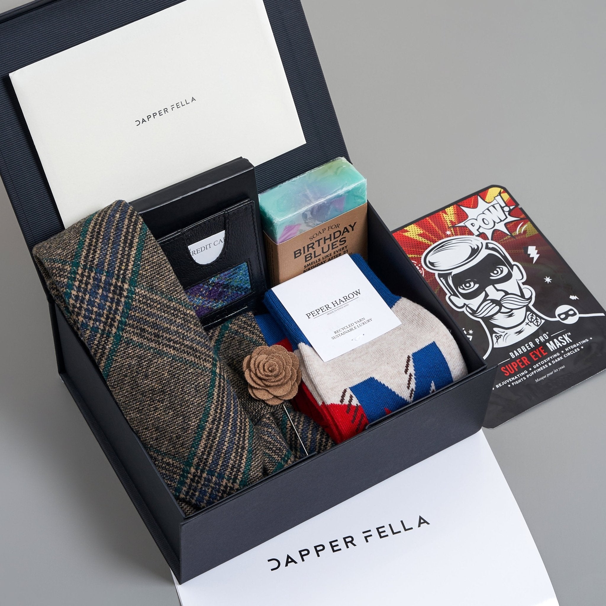 Birthday Box 08 (Soap/Socks/BowTie/Wallet) - Dapperfella