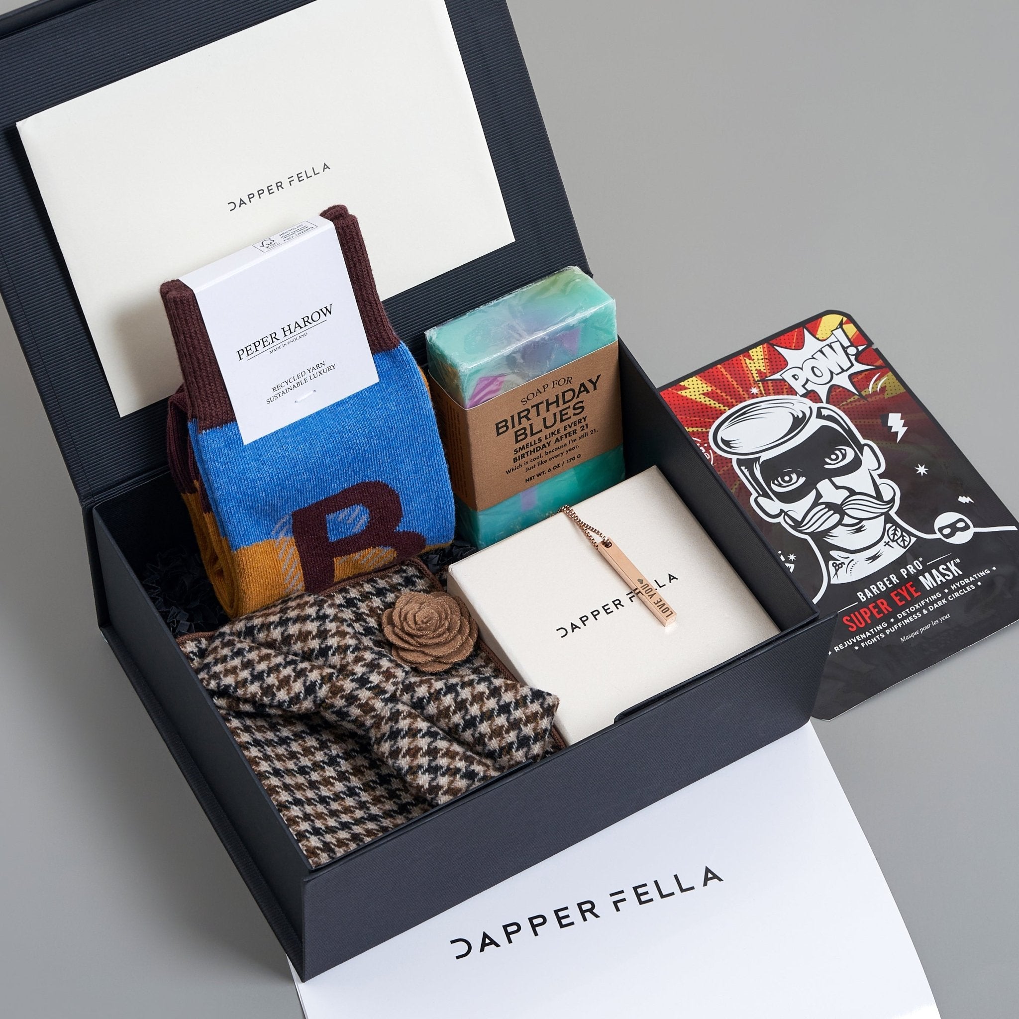 Birthday Box 09 (Soap/Socks/BowTie/Necklace - Dapperfella