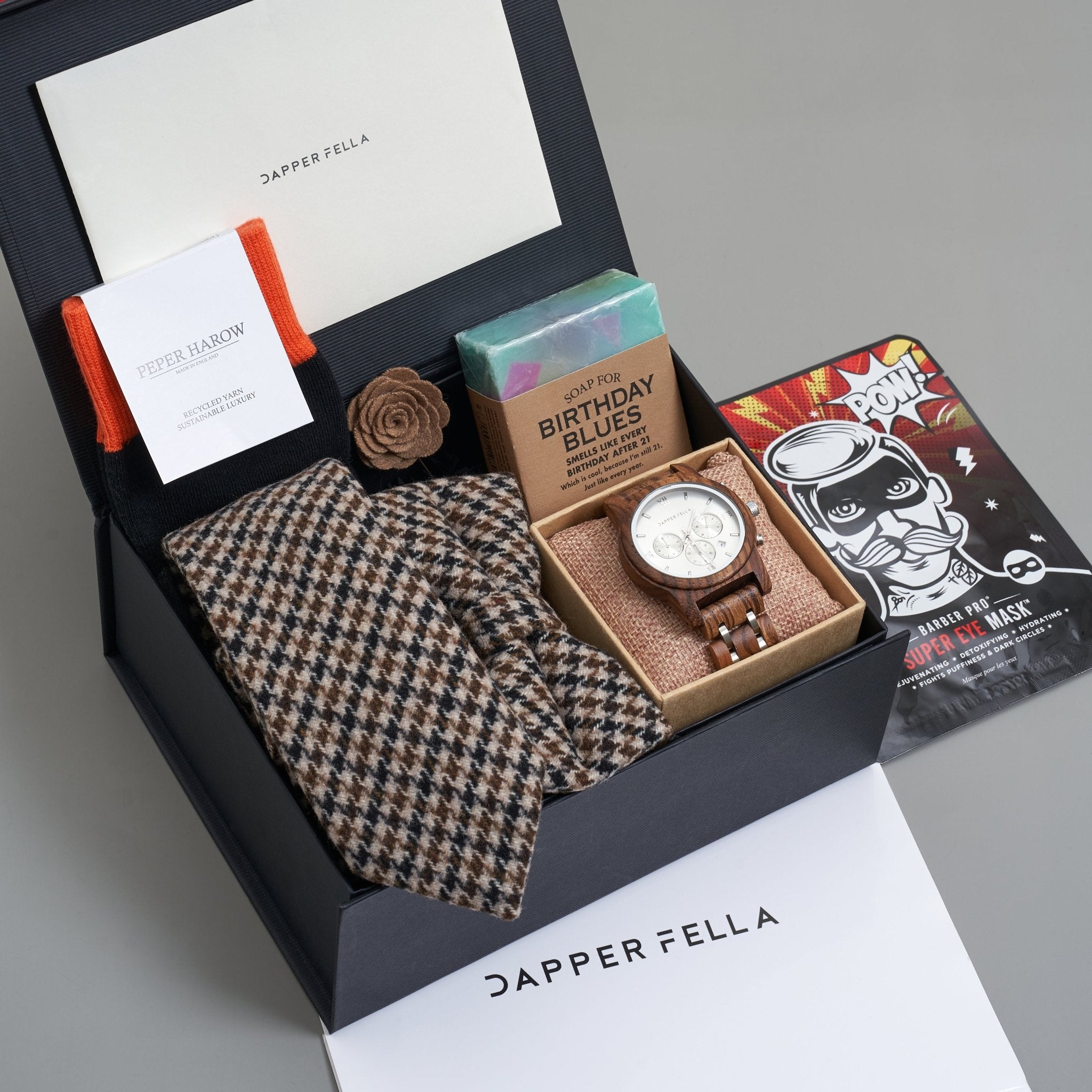 Birthday Box 10 (Soap/Socks/BowTie/Watch) - Dapperfella