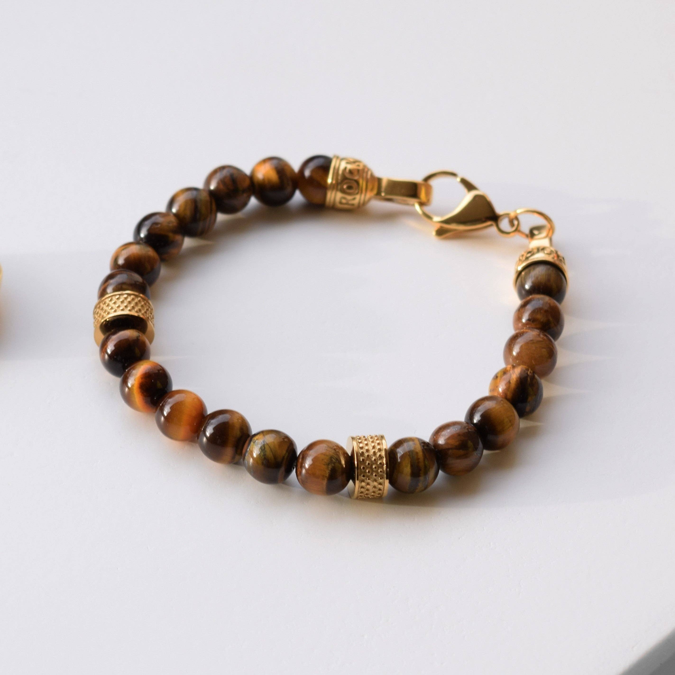 Armband ZEUS TIGEREYE Bracelet | Rock & Steel