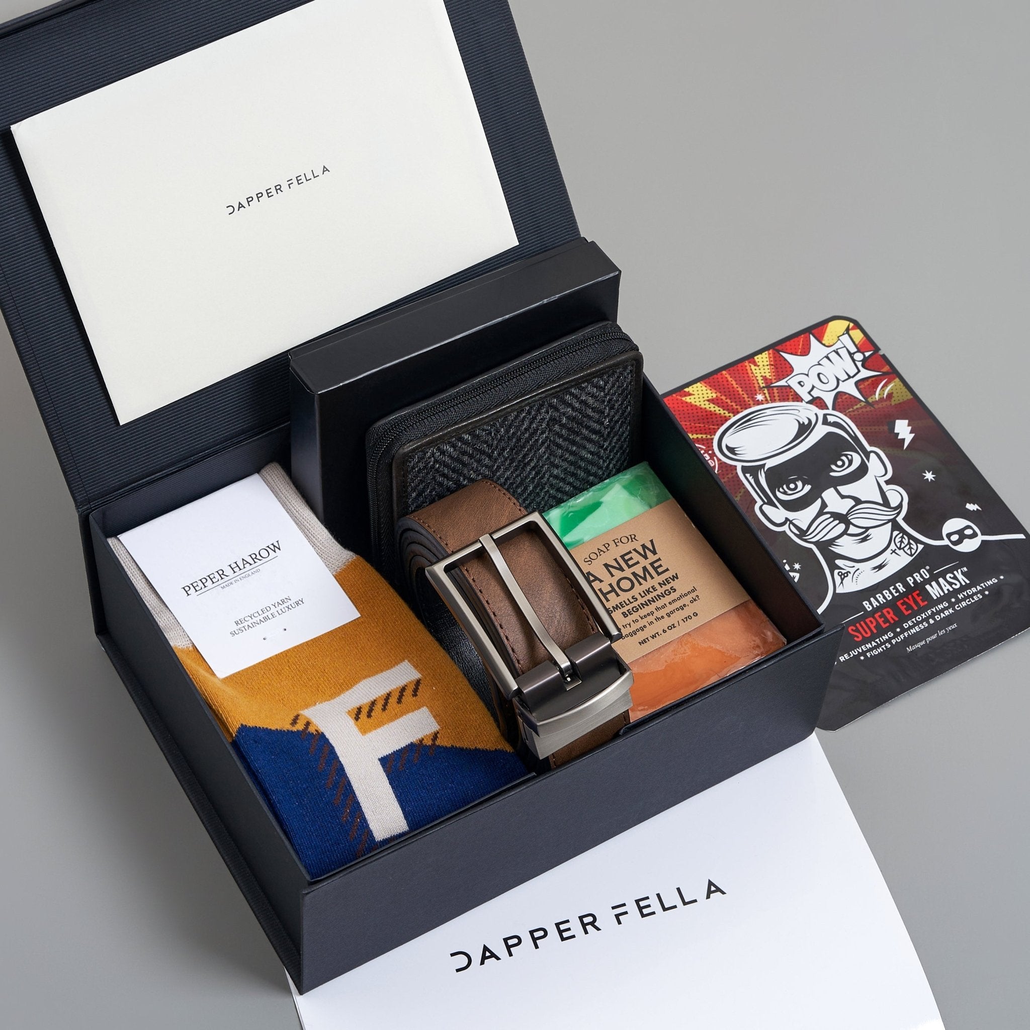 Congratulations Box 05 (Soap/Socks/Belt/Wallet) - Dapperfella