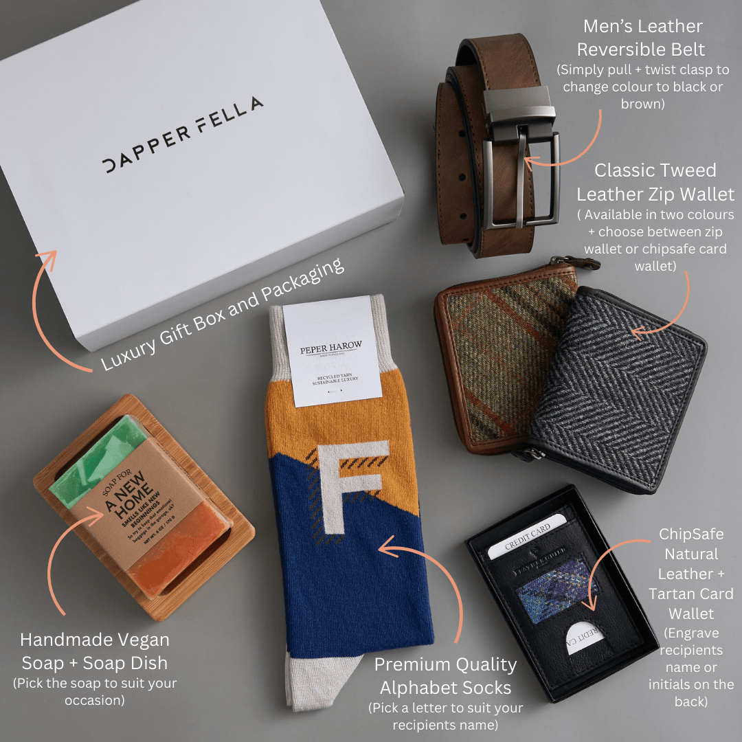 Congratulations Box 05 (Soap/Socks/Belt/Wallet) - Dapperfella