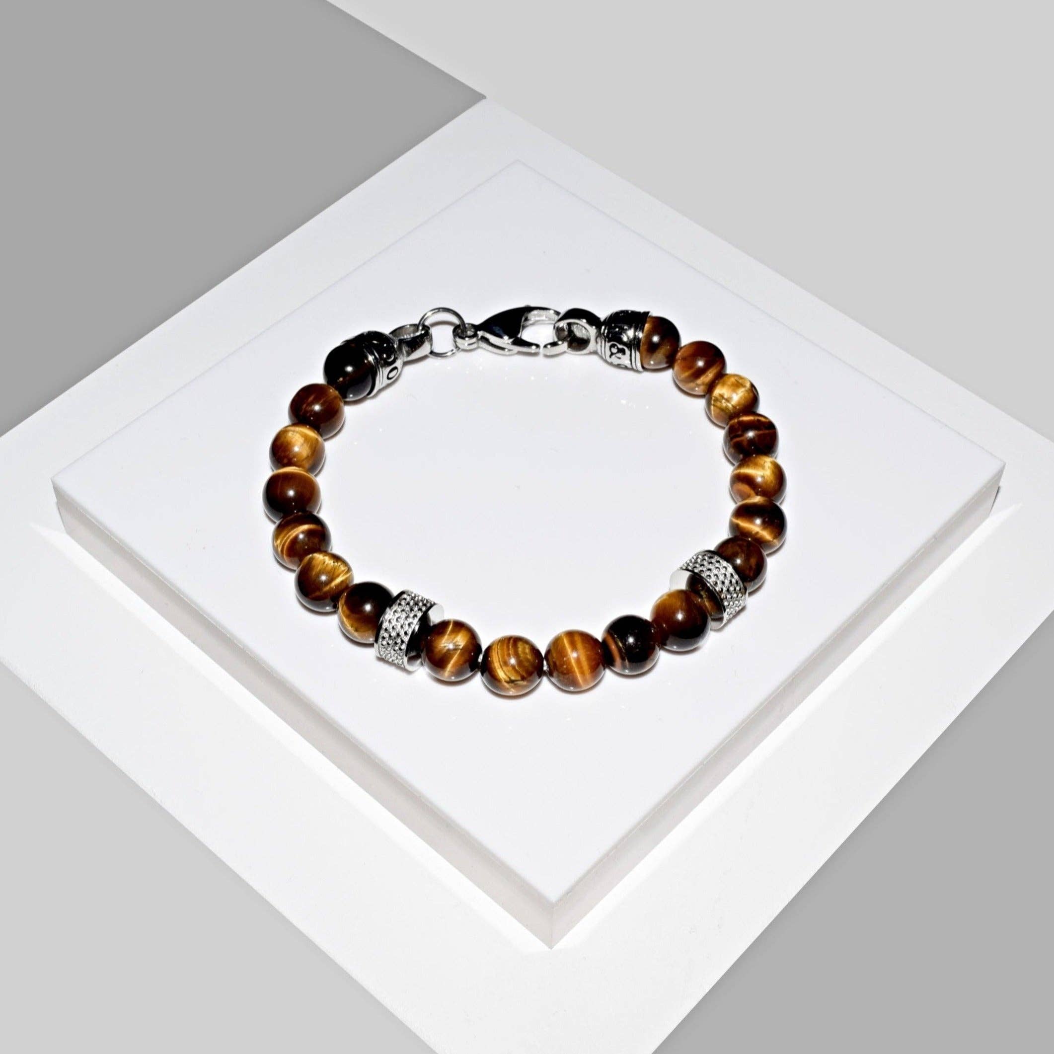 Armband ZEUS TIGEREYE Bracelet | Rock & Steel