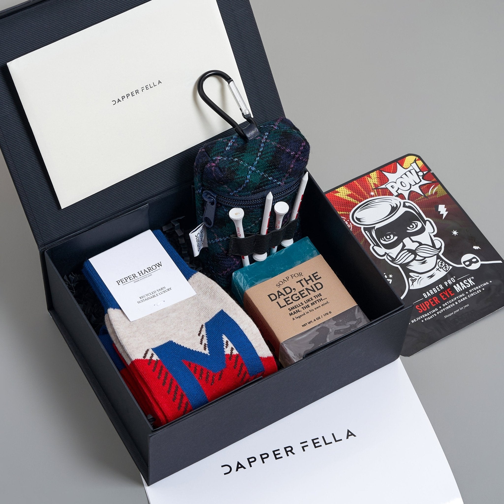 Fathers Day/Dad Box 06 (Soap/Socks/GolfKit) - Dapperfella