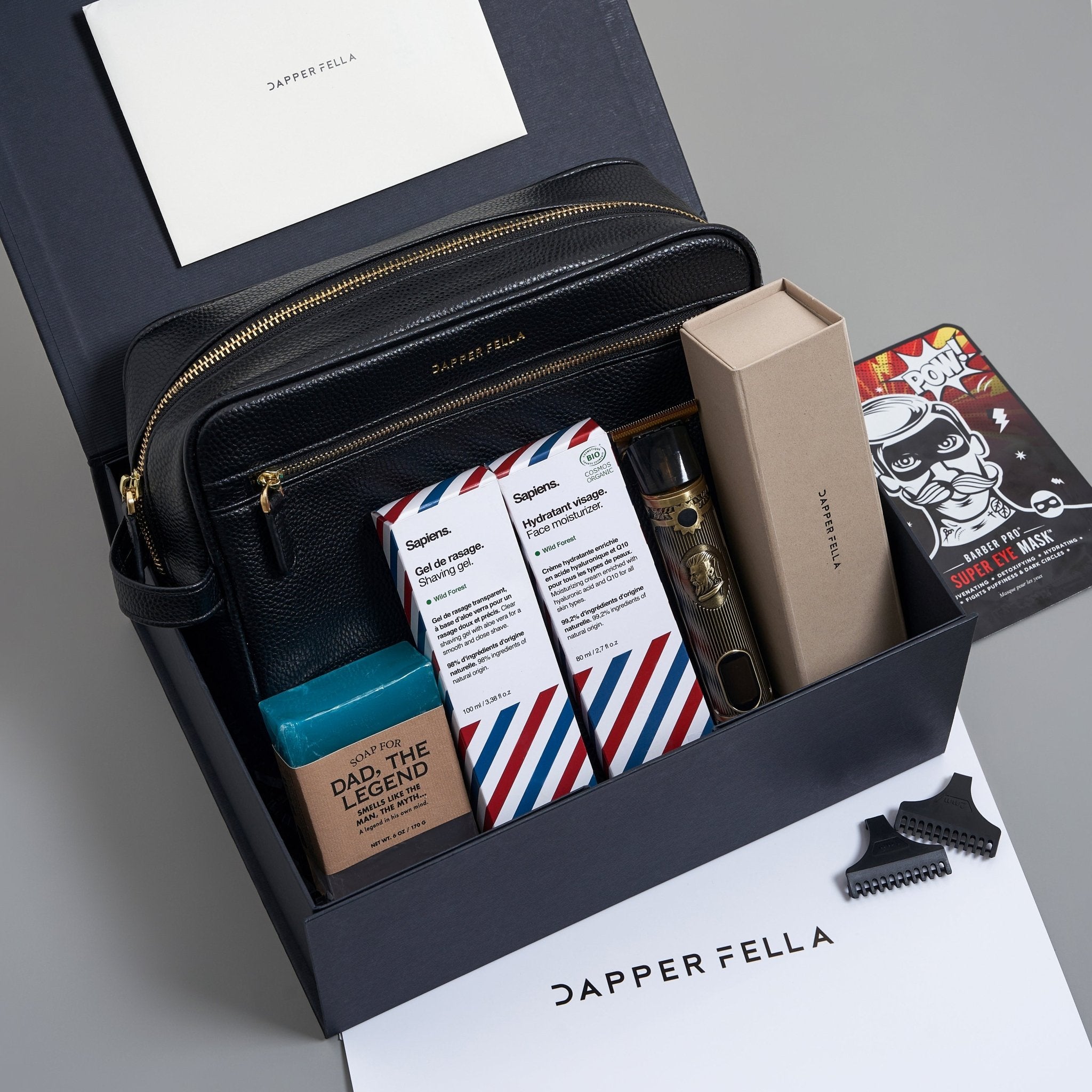 Fathers Day/Dad Box 08 (DoppKit/Soap/Trimmer/Shaving Gel/Face Cream) - Dapperfella